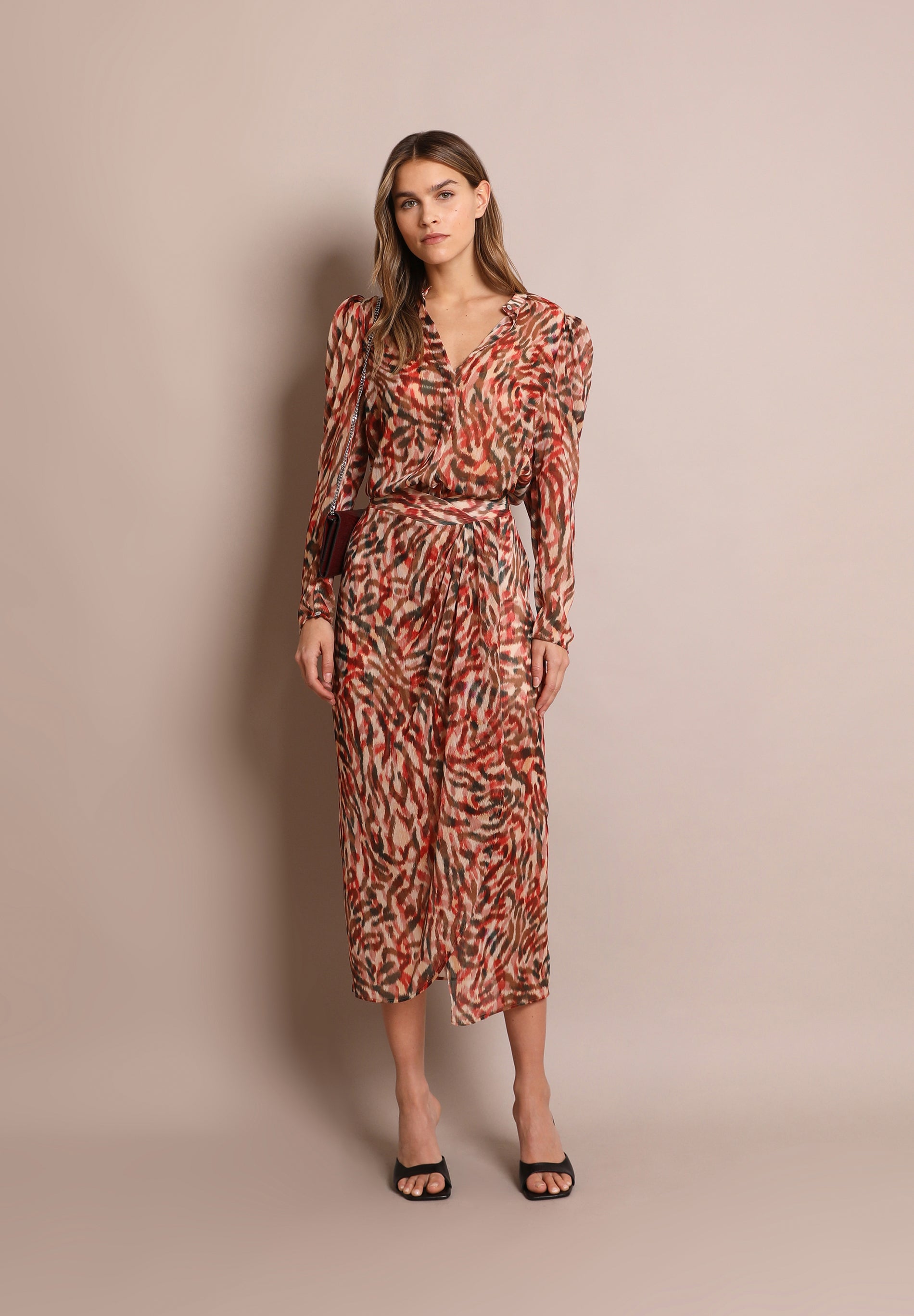 FALDA MIDI MULTICOLOR