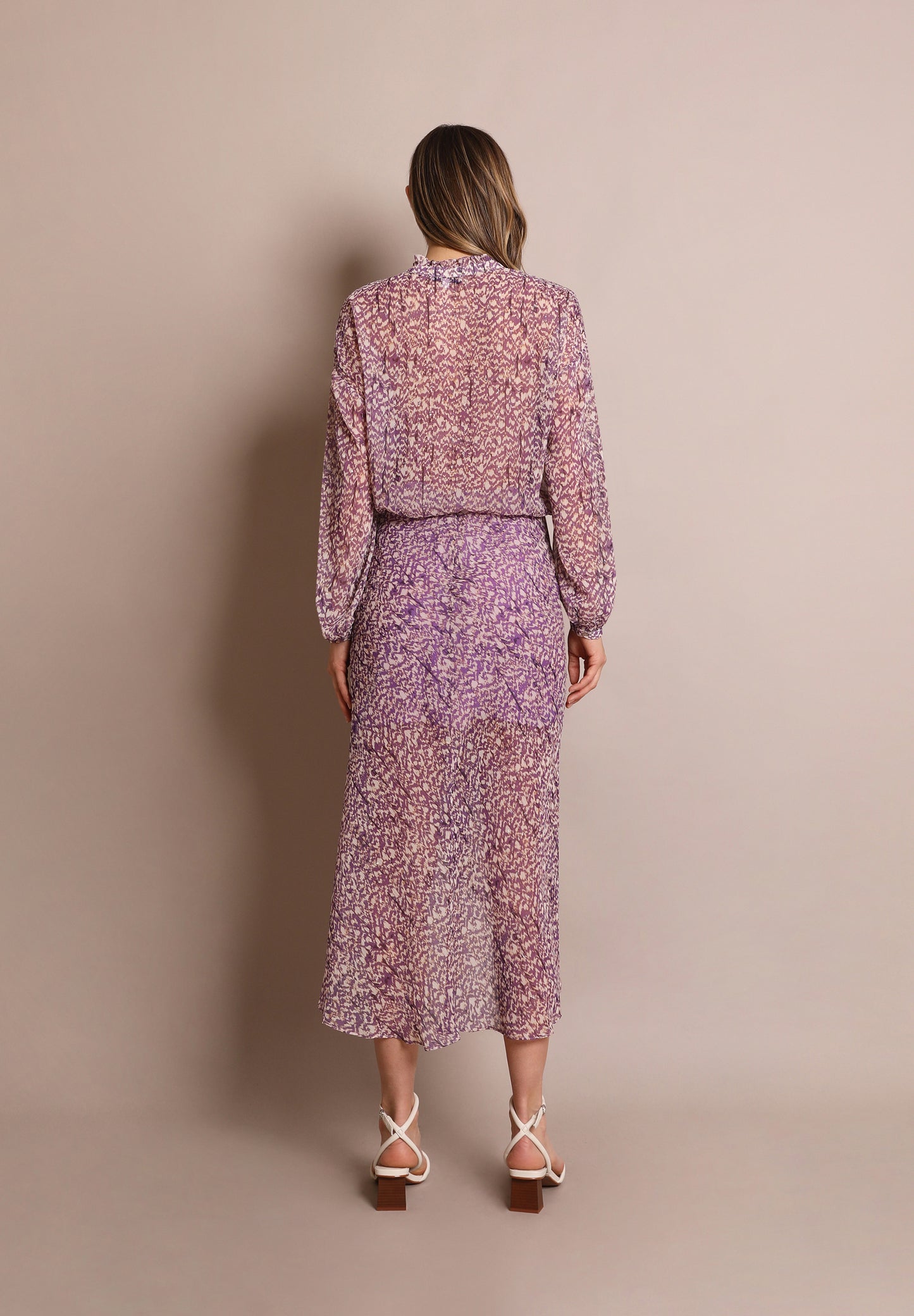 FALDA CRUZADA PRINT METALIZADO