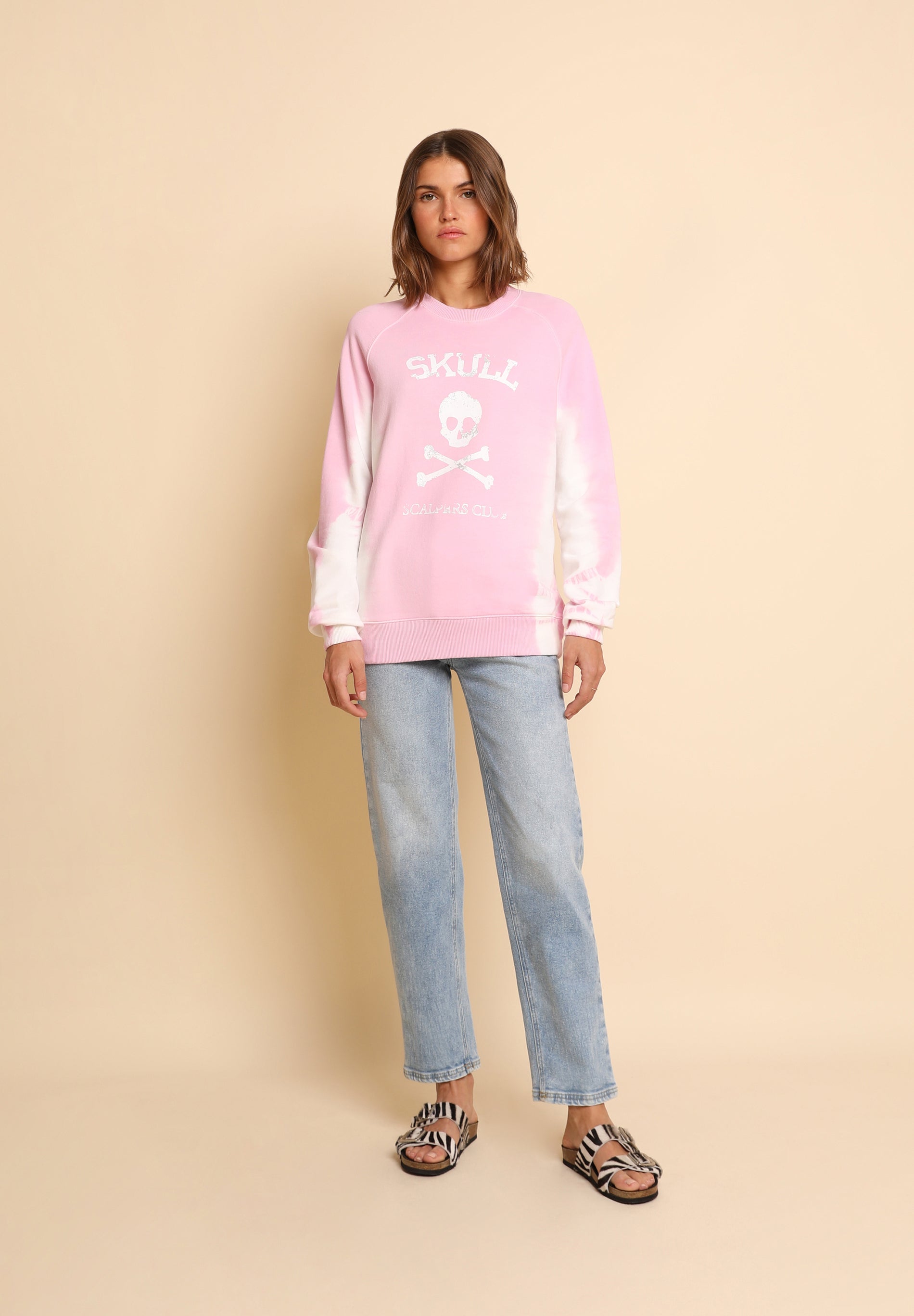 SUDADERA TIE DYE CALAVERA