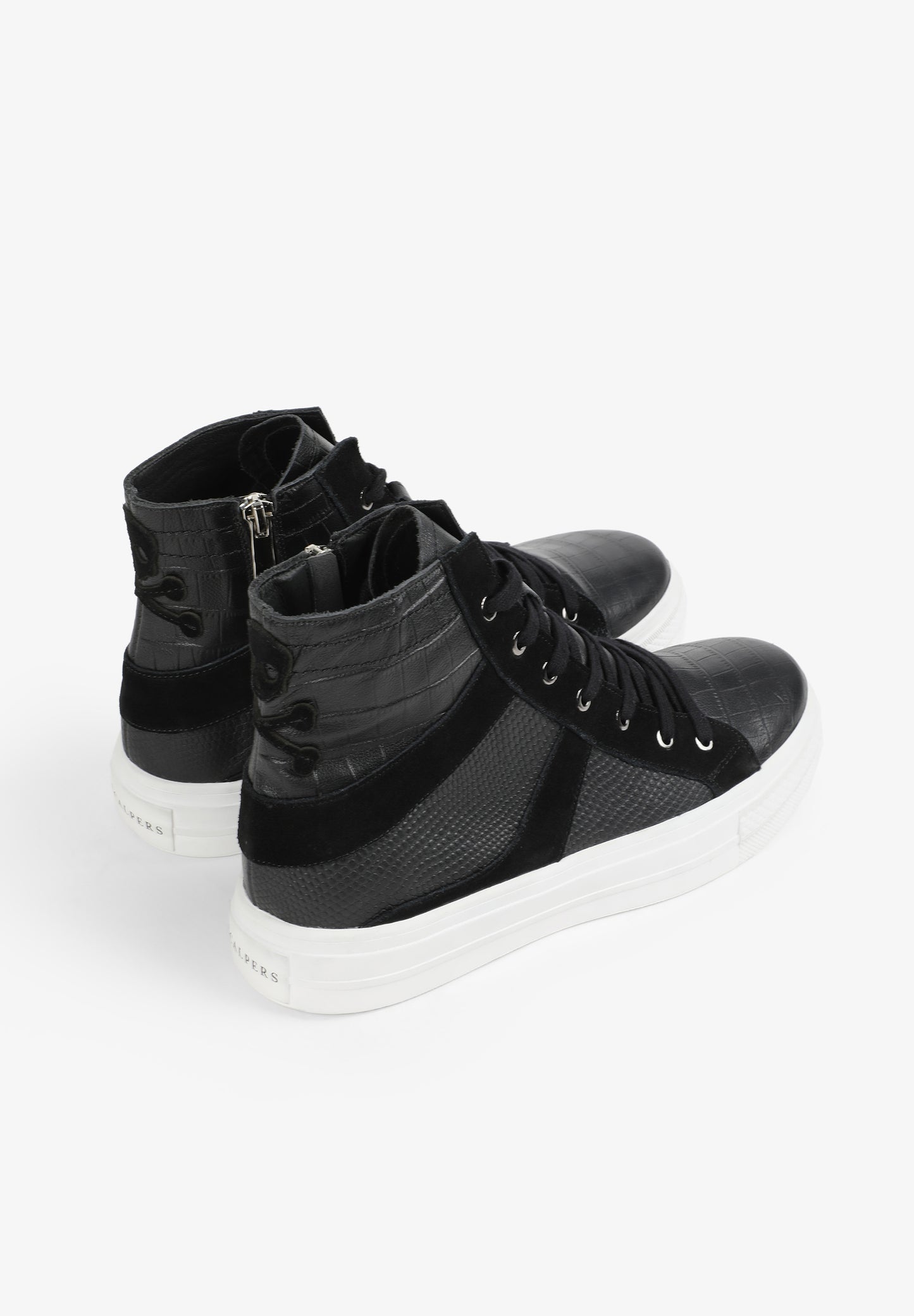 SNEAKERS ALTAS GRABADAS