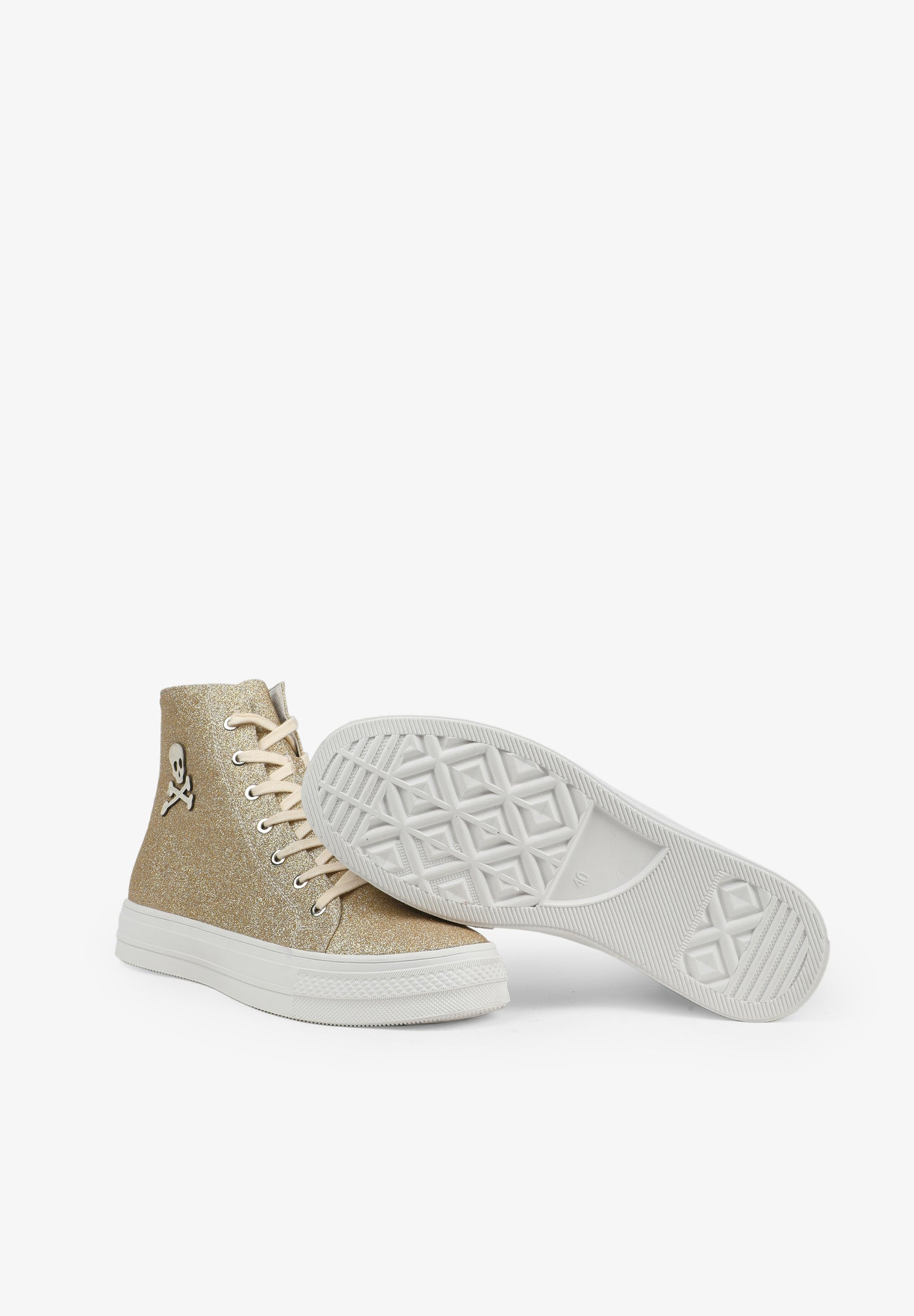 SNEAKERS ALTAS GLITTER