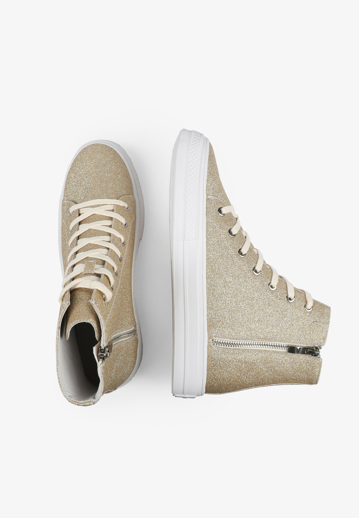 SNEAKERS ALTAS GLITTER