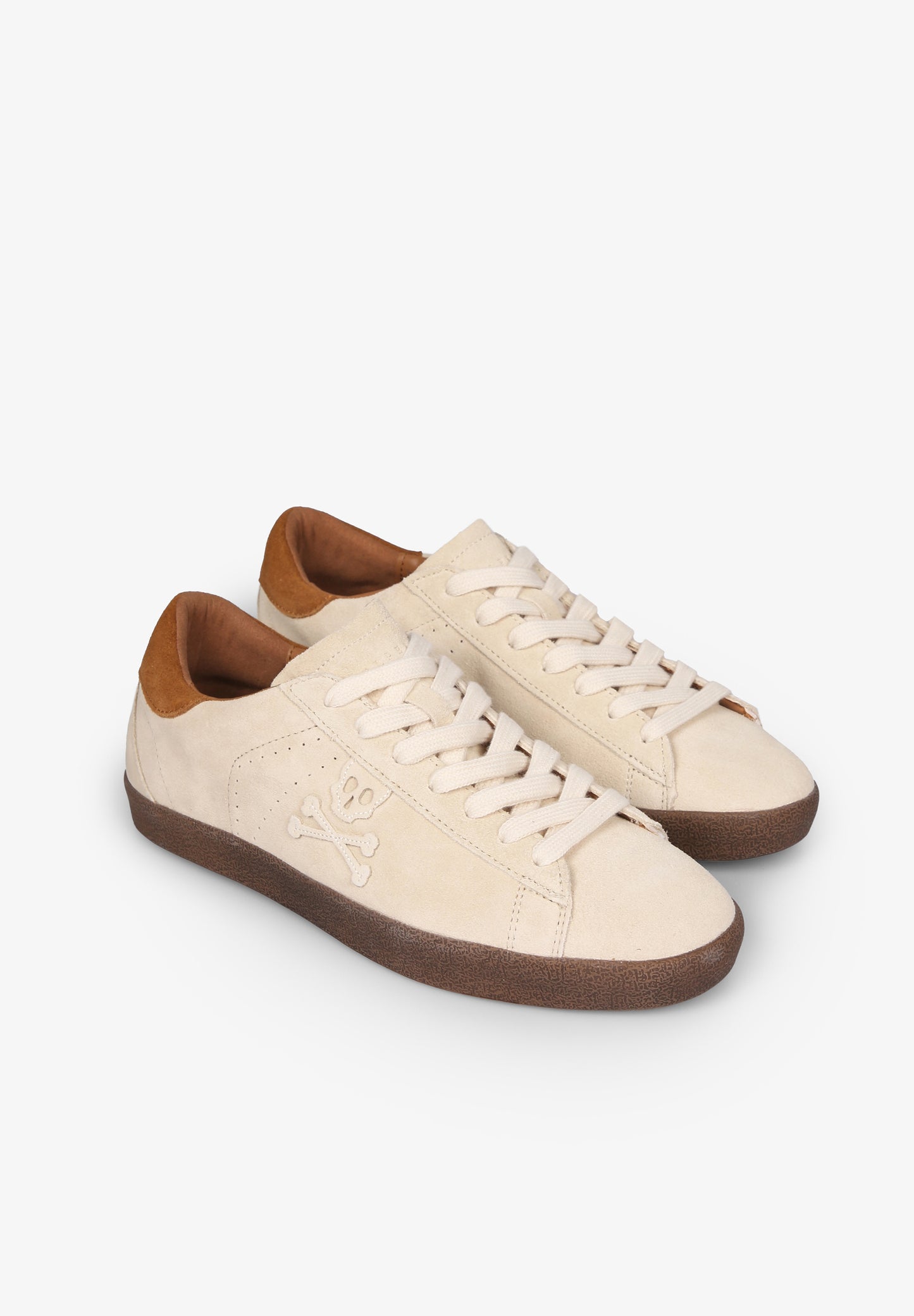 SNEAKERS BAJAS ANTE CALAVERA TONO