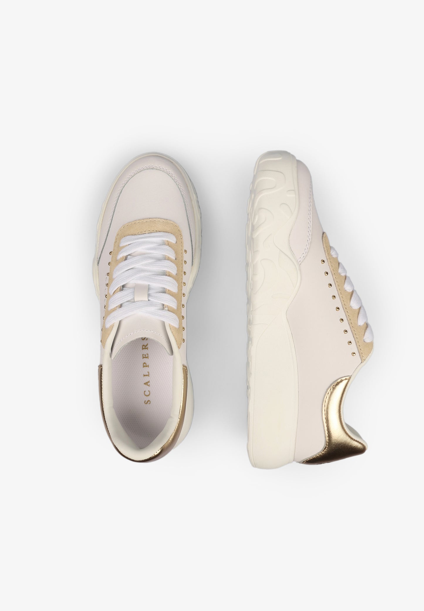 SNEAKERS TALÓN METALIZADO