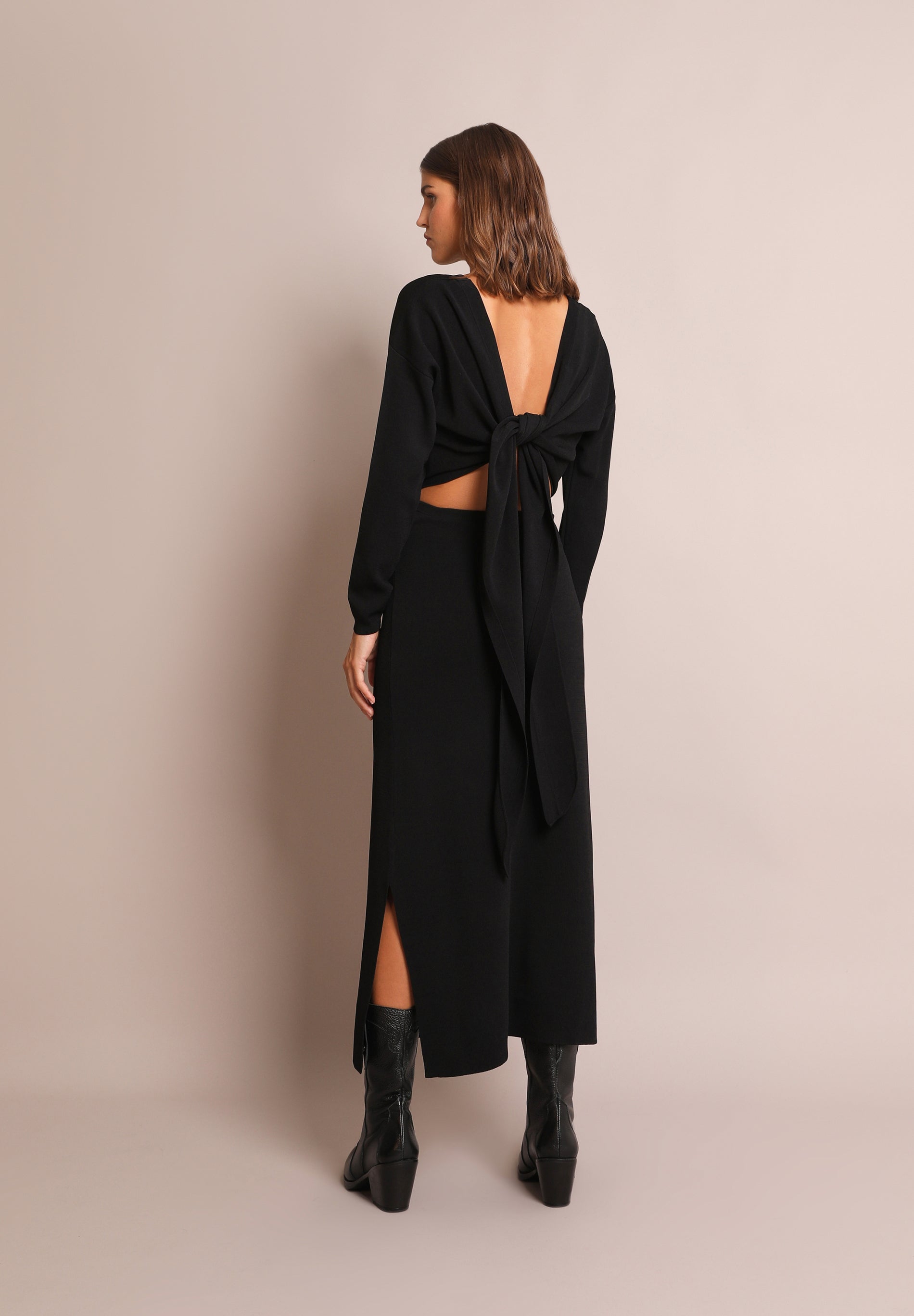 VESTIDO PUNTO LAZADA