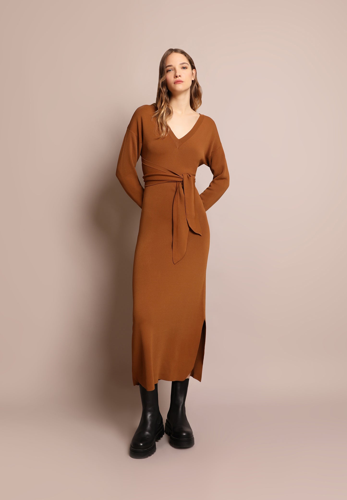 VESTIDO PUNTO LAZADA