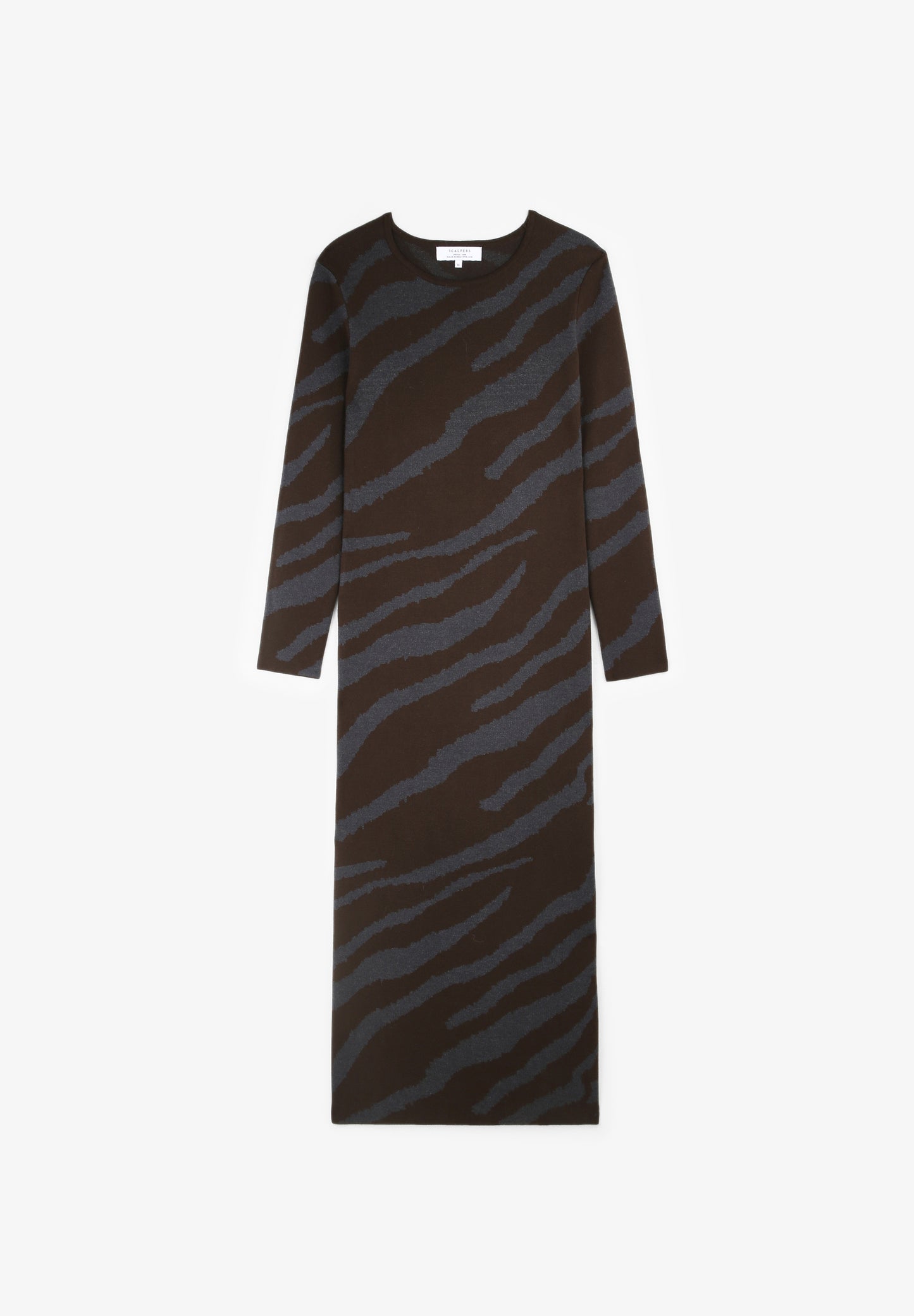 VESTIDO MIDI PUNTO ANIMAL PRINT