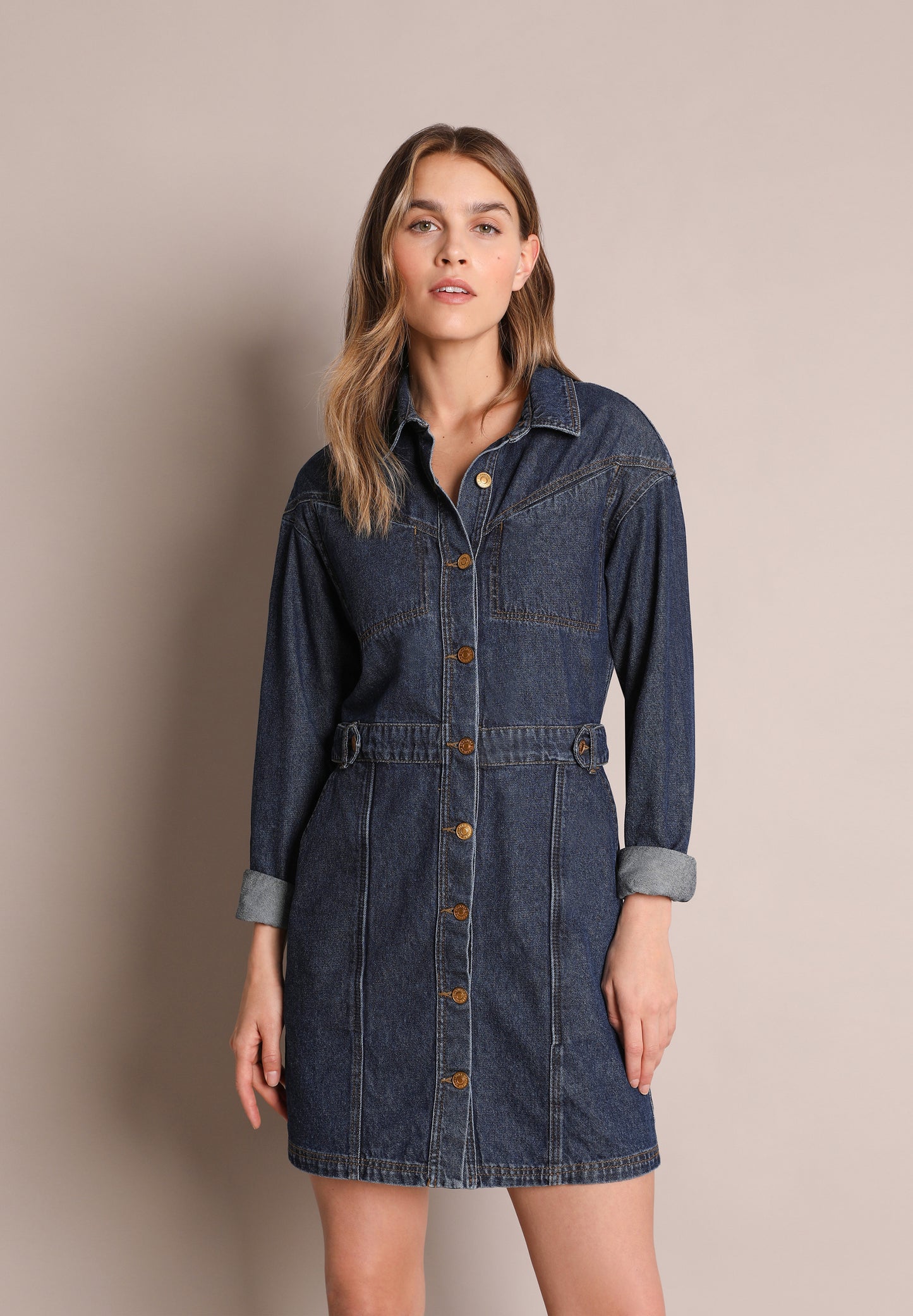 VESTIDO MINI DENIM