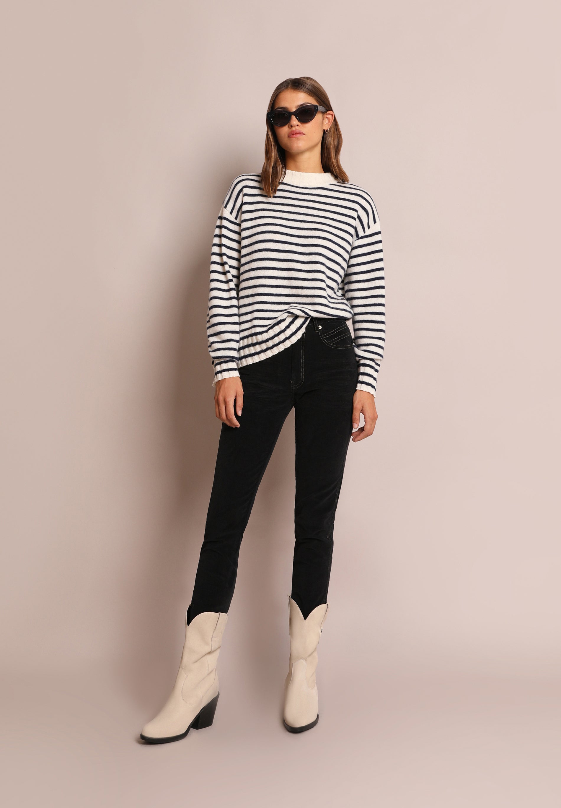 PANTALÓN SKINNY PANA