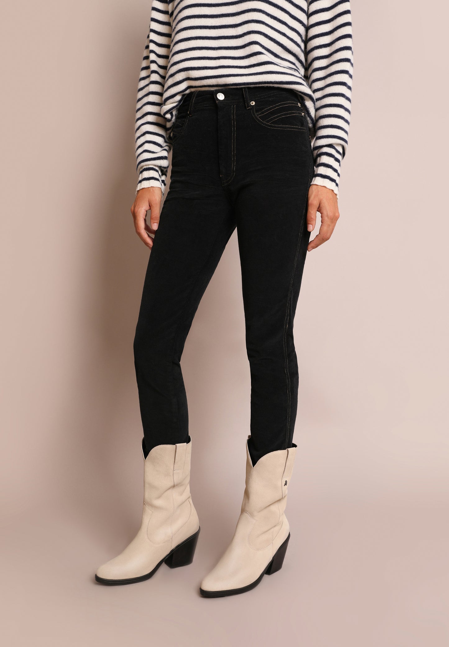 PANTALÓN SKINNY PANA