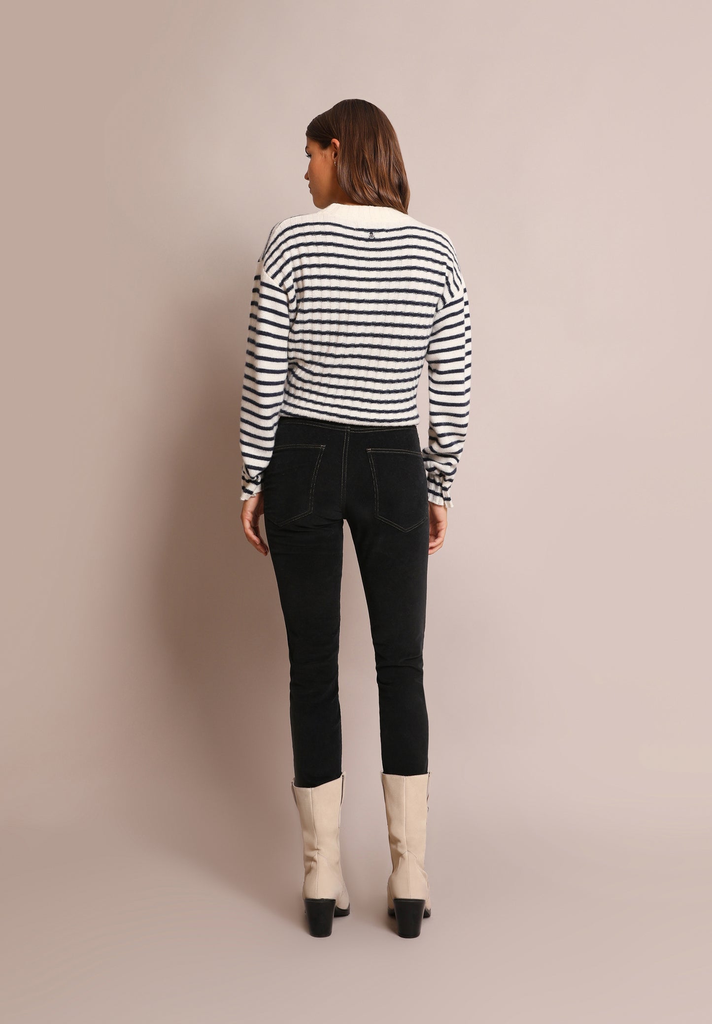 PANTALÓN SKINNY PANA