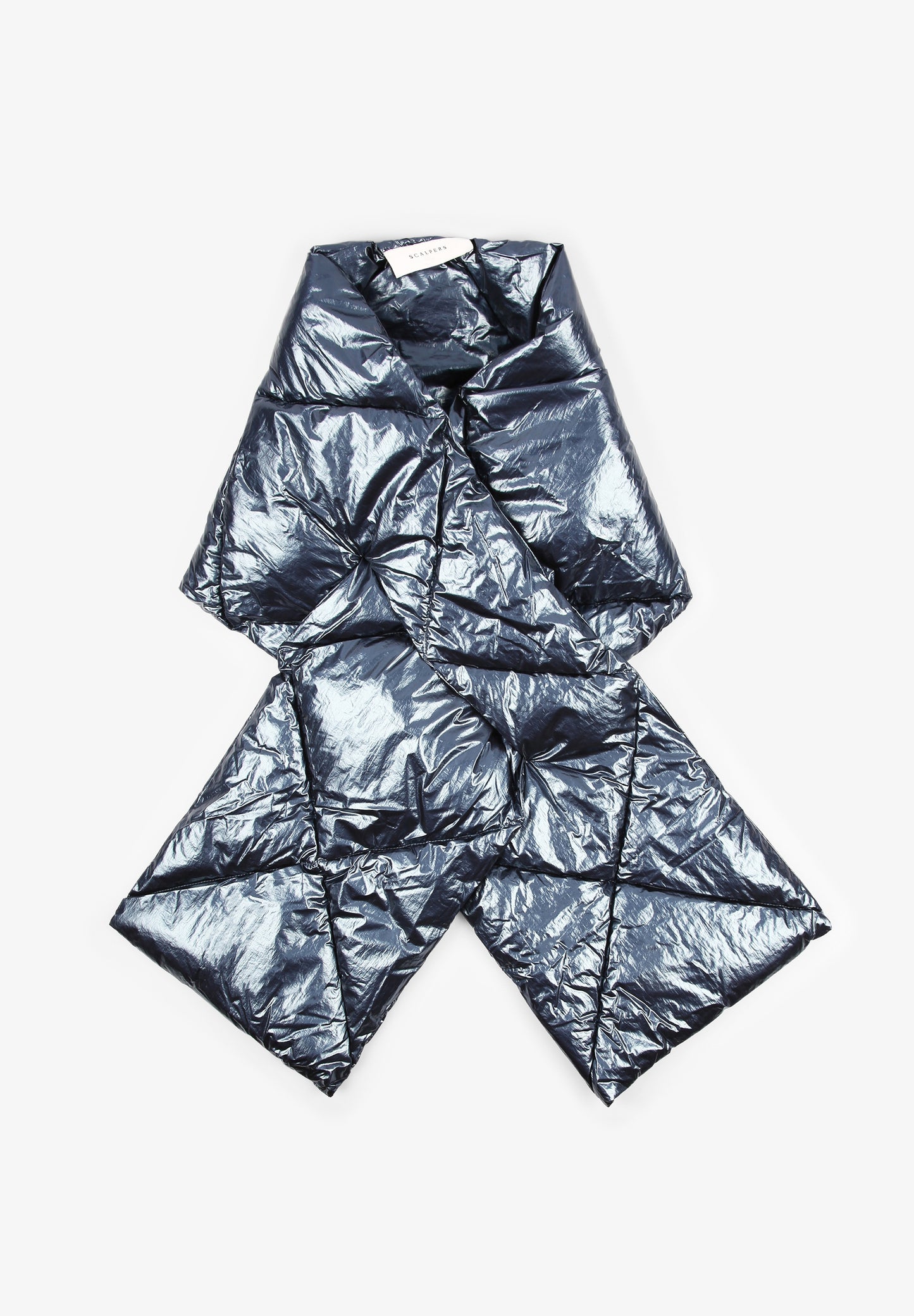 BUFANDA ACOLCHADA METALIZADA