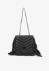BOLSO PIEL ACOLCHADO FLECOS