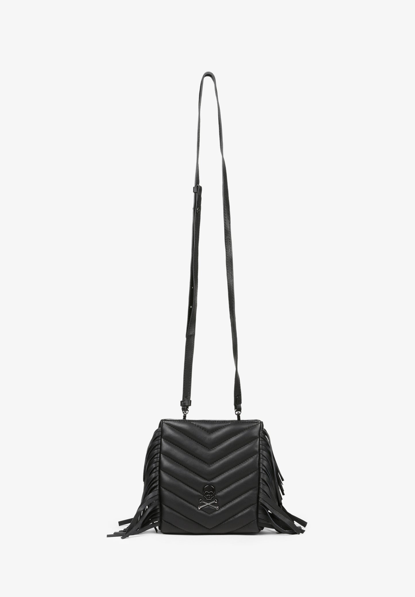 BOLSO PIEL ACOLCHADO FLECOS