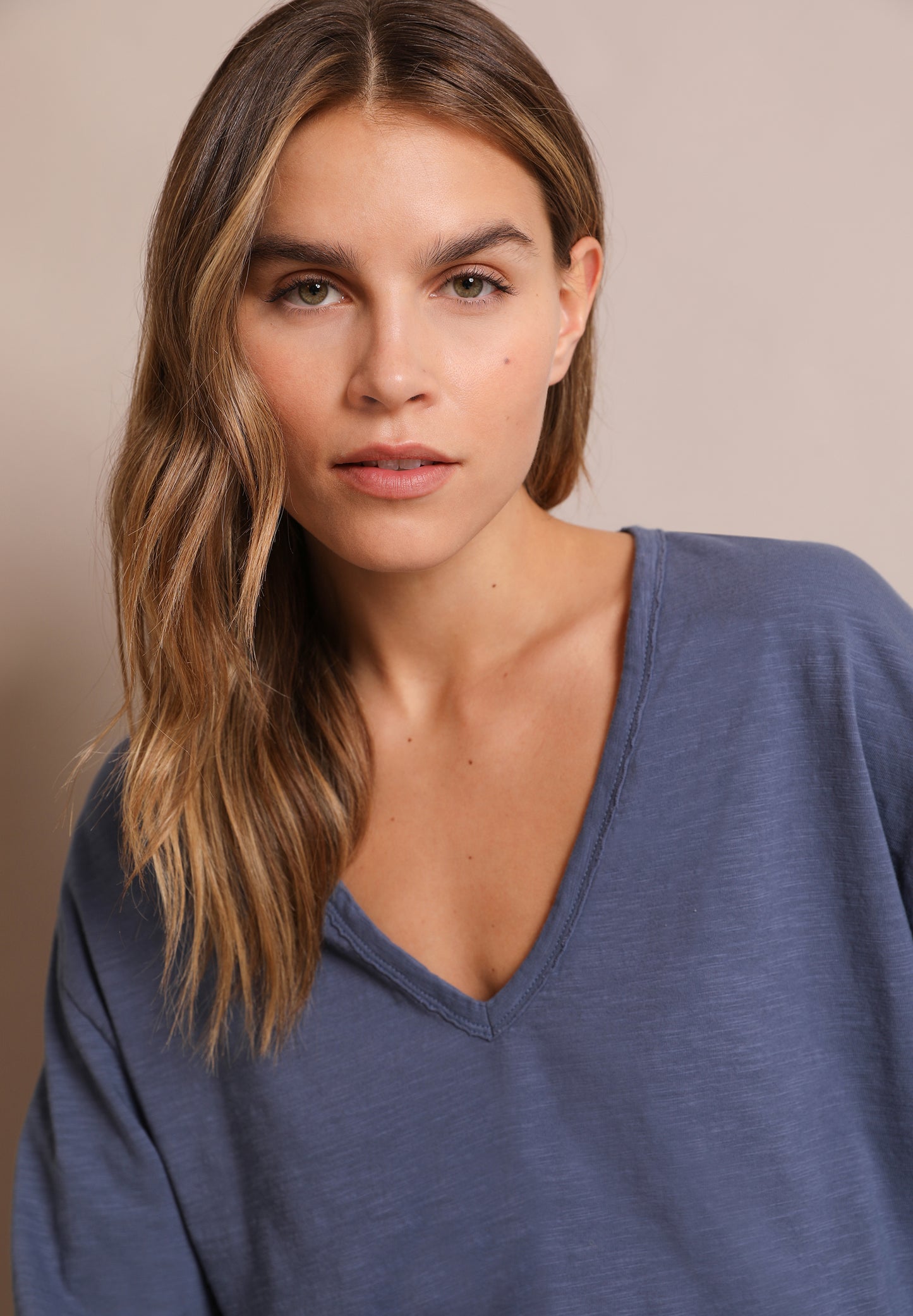 CAMISETA MANGA LARGA FLOCADA