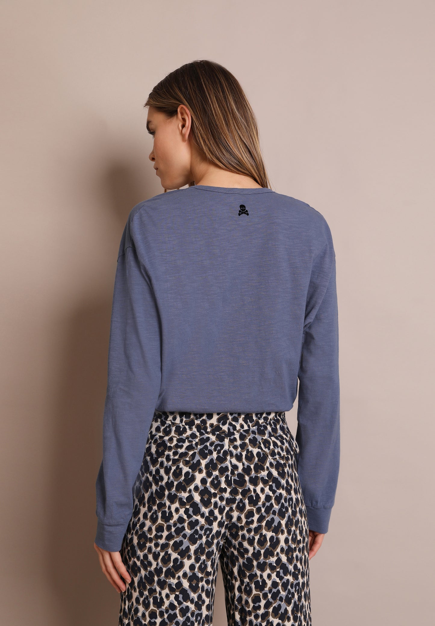 CAMISETA MANGA LARGA FLOCADA