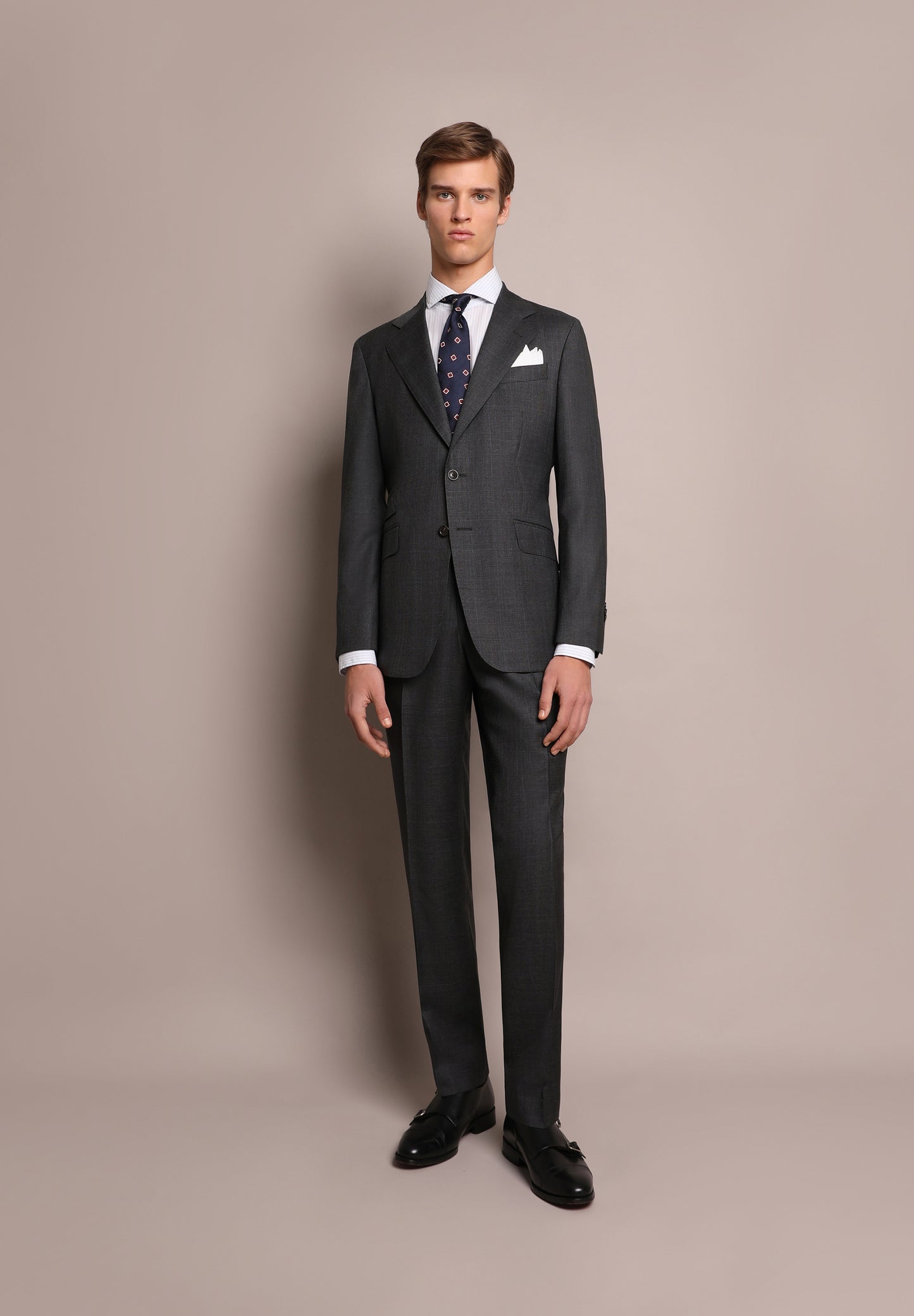 TRAJE LANA GRIS PRÍNCIPE DE GALES