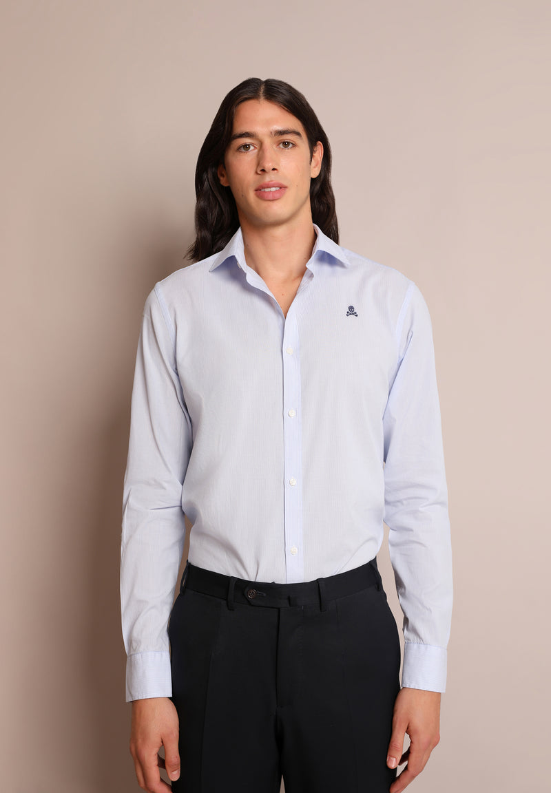 CAMISA VESTIR SLIM FIT CALAVERA