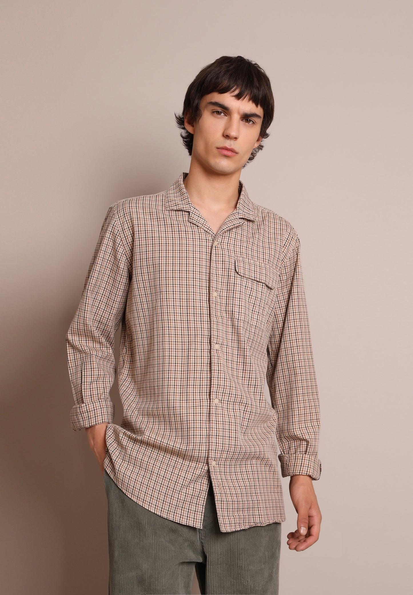 CAMISA CUADROS PIJAMERA