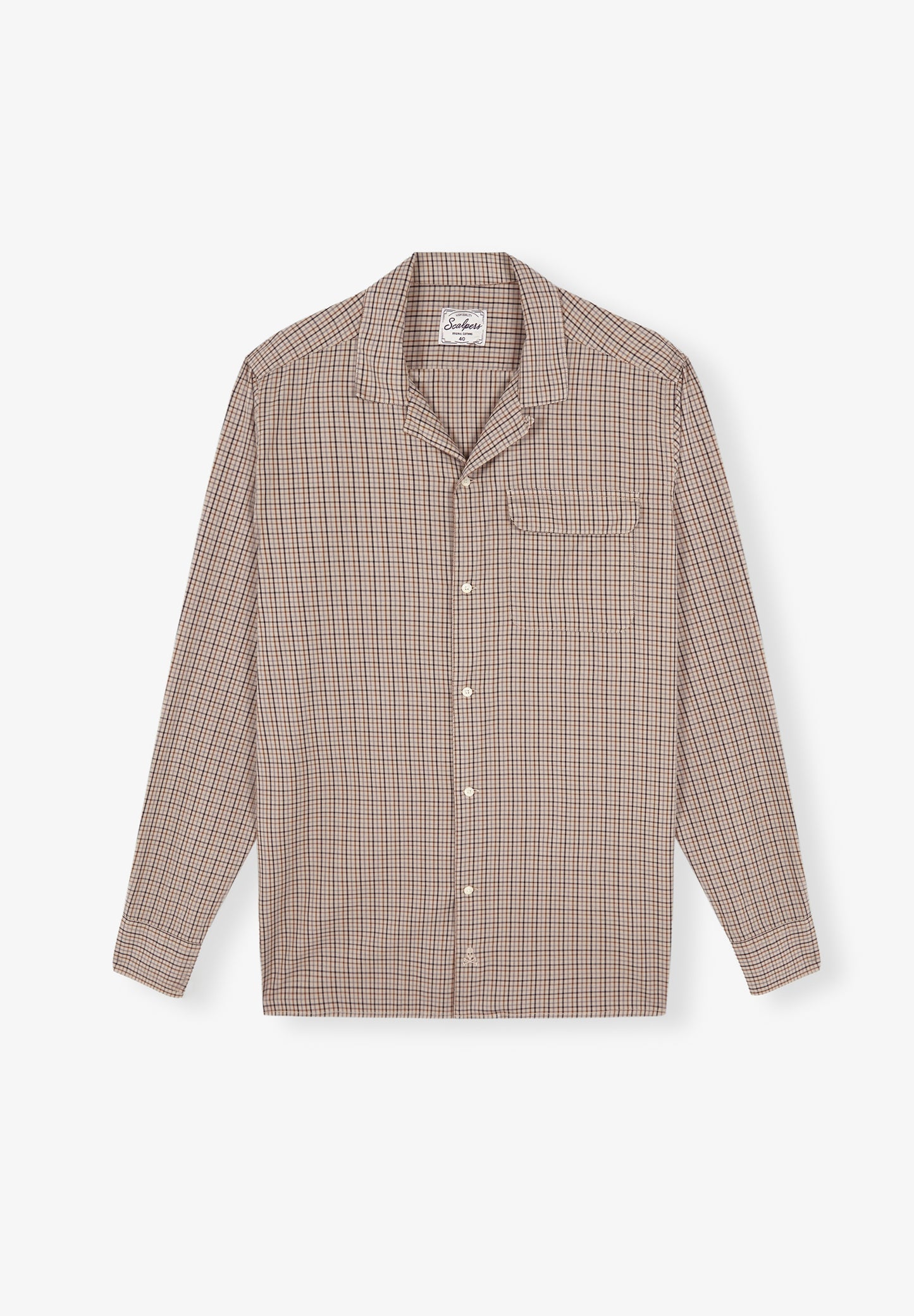 CAMISA CUADROS PIJAMERA