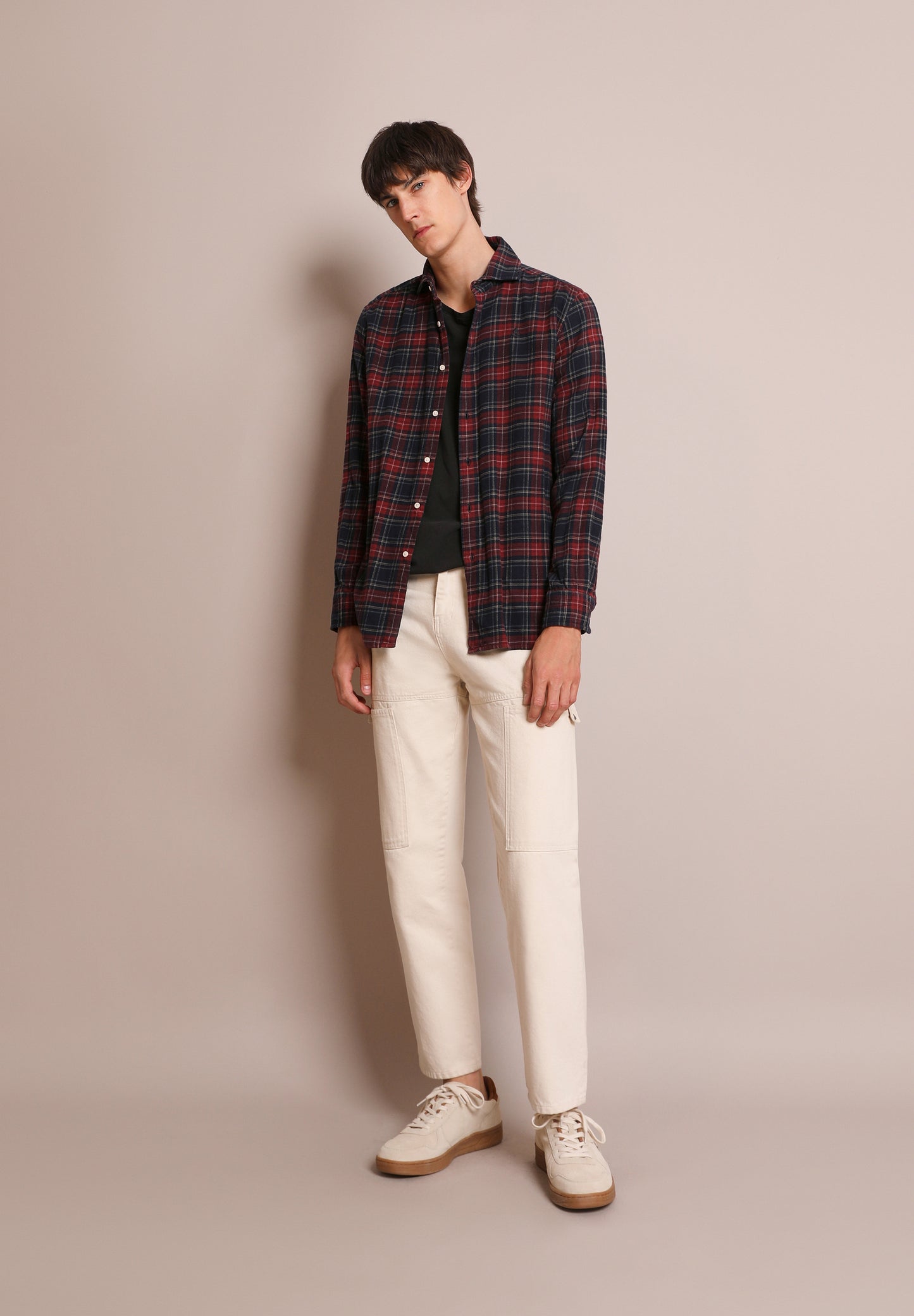 CAMISA CUADROS TARTÁN CALAVERA