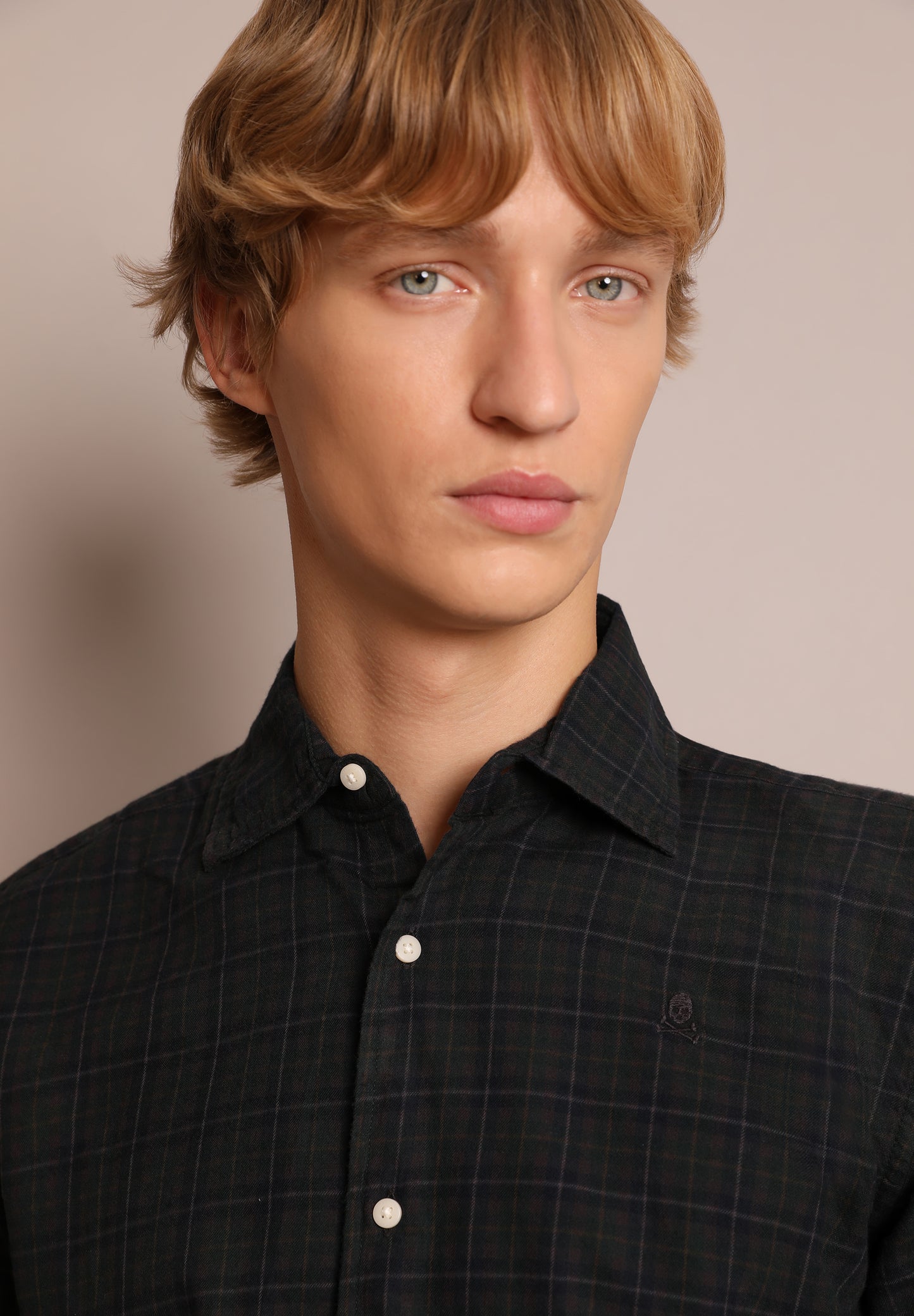 CAMISA CUADROS MINI CALAVERA