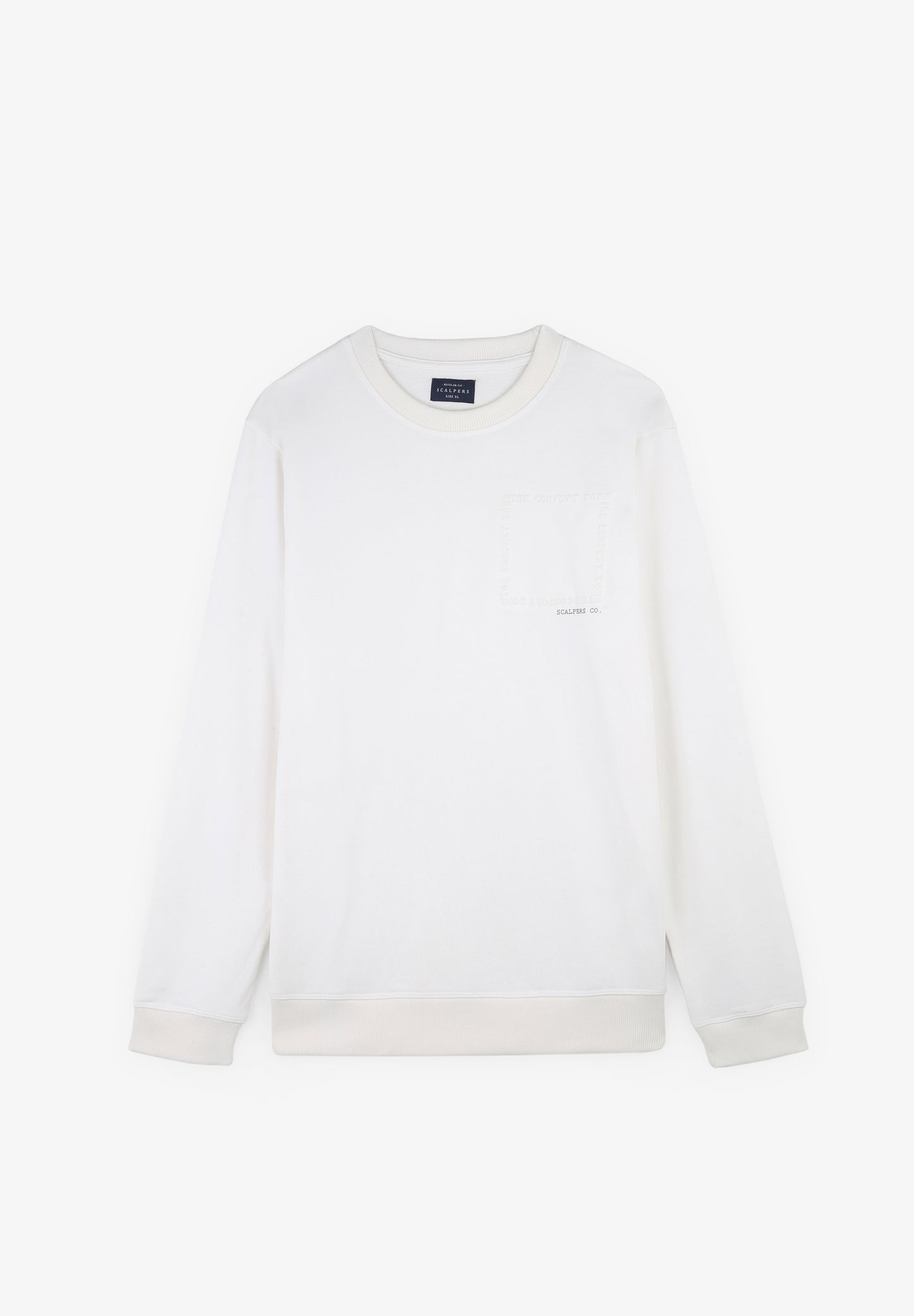 SUDADERA TEXTO RELIEVE