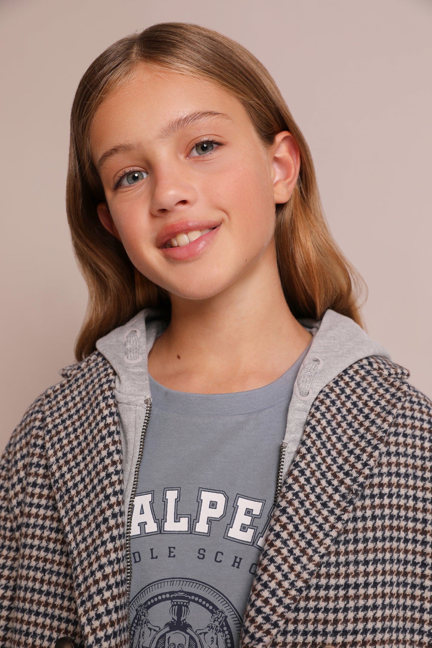 ABRIGO PAÑO PATA DE GALLO