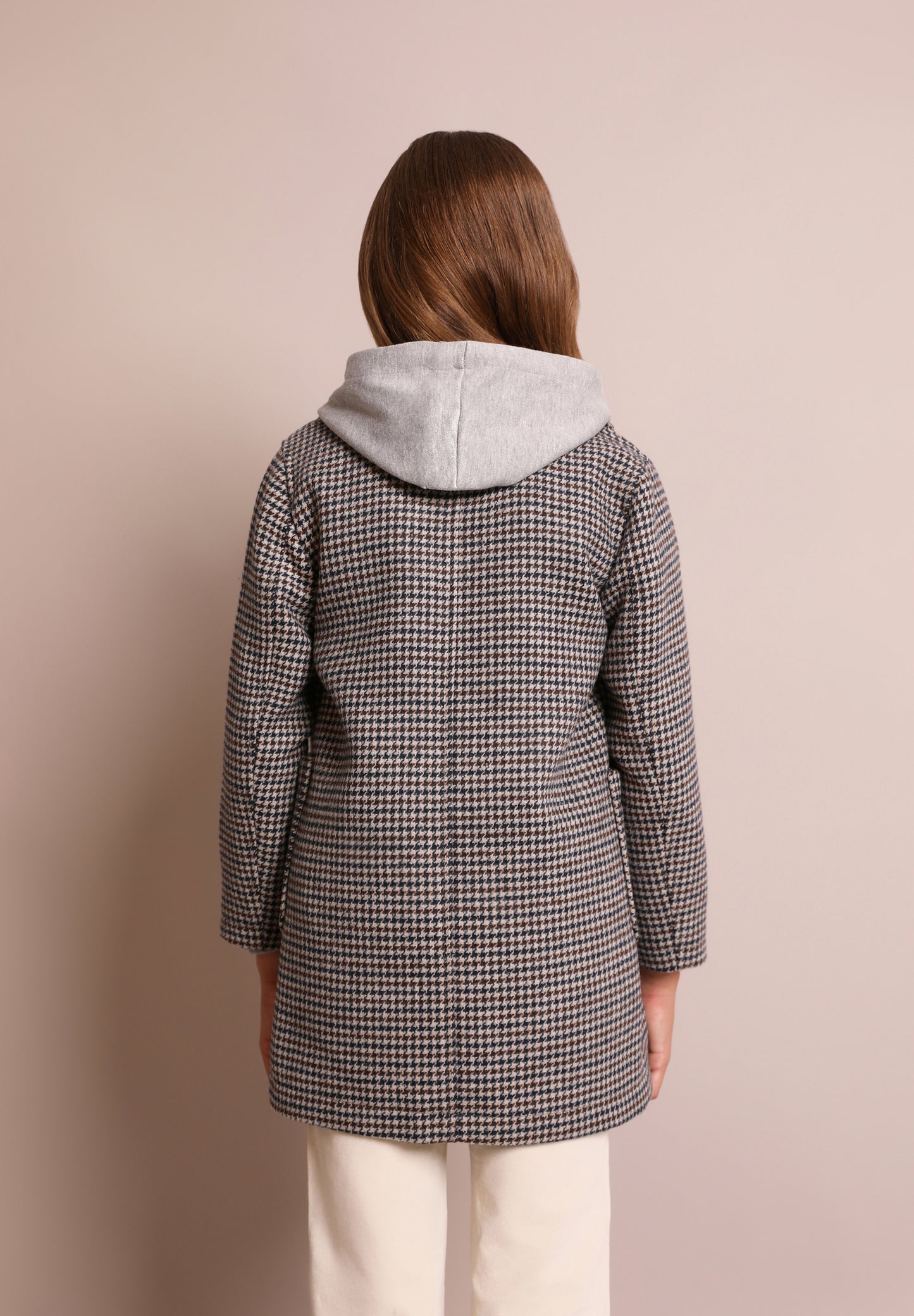 ABRIGO PAÑO PATA DE GALLO