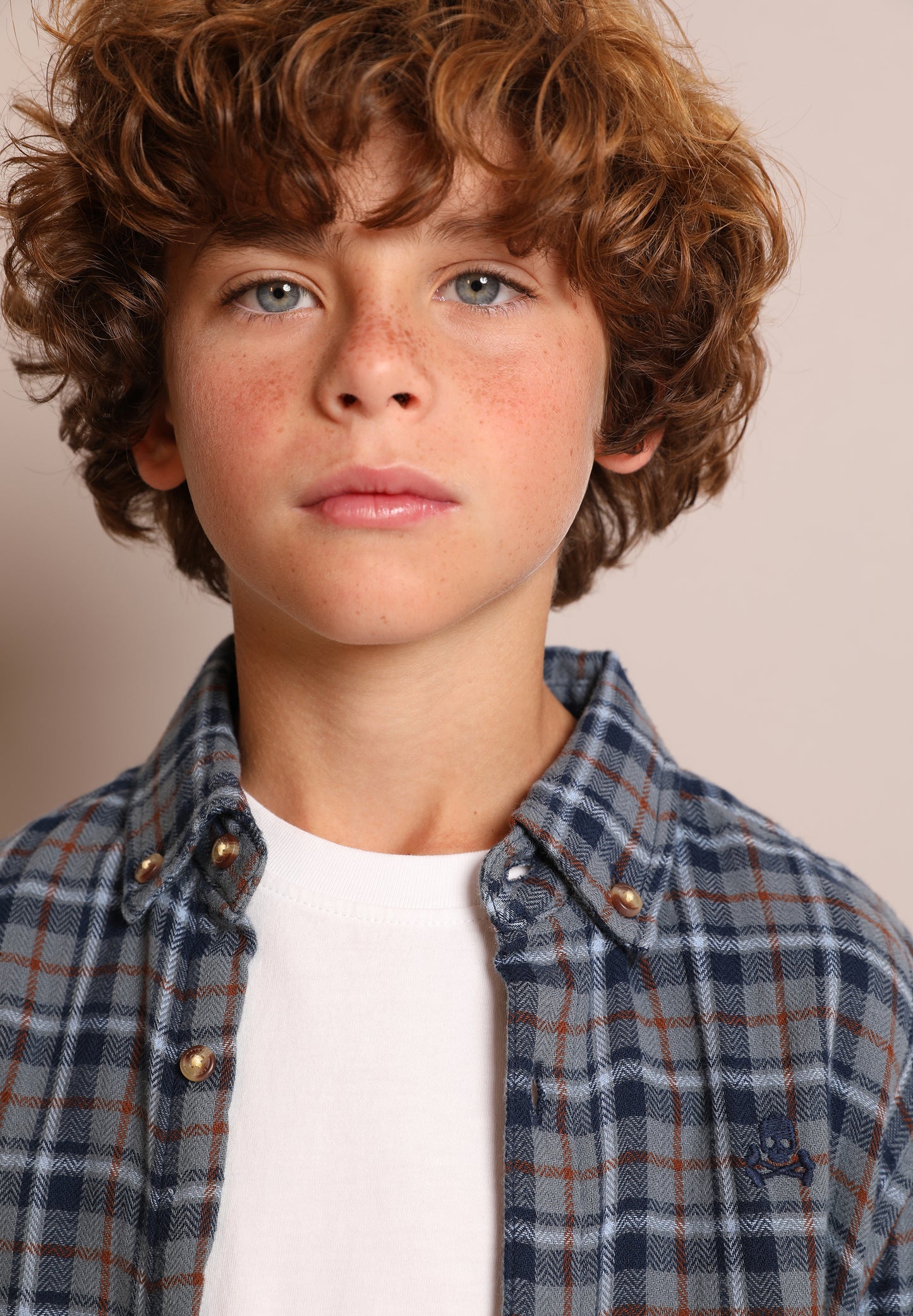 CAMISA CUADROS DOBLE ESTAMPADO