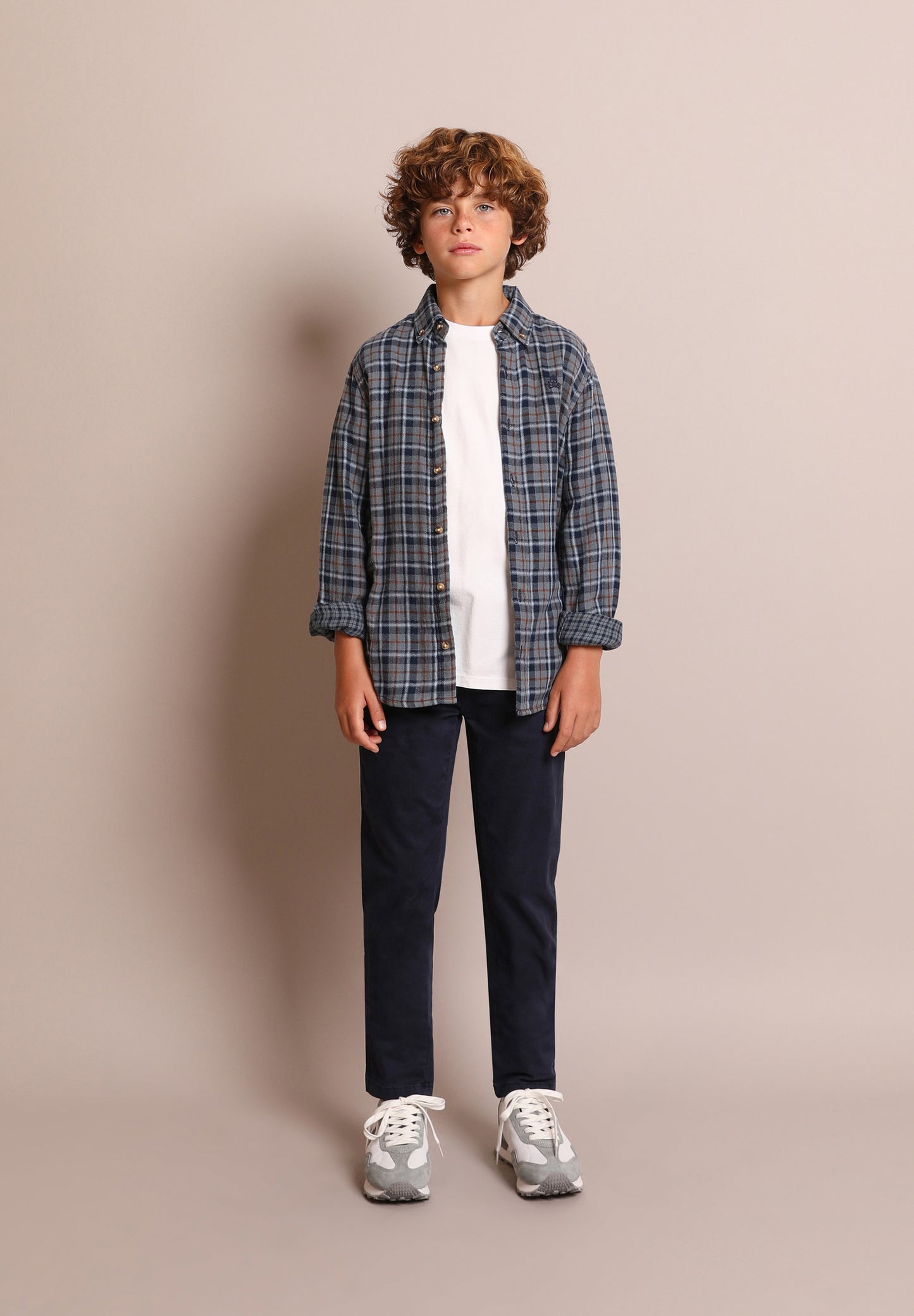 CAMISA CUADROS DOBLE ESTAMPADO