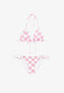 ROSEANNA | BIKINI DAMIER GEOMETRIQUE WOOD