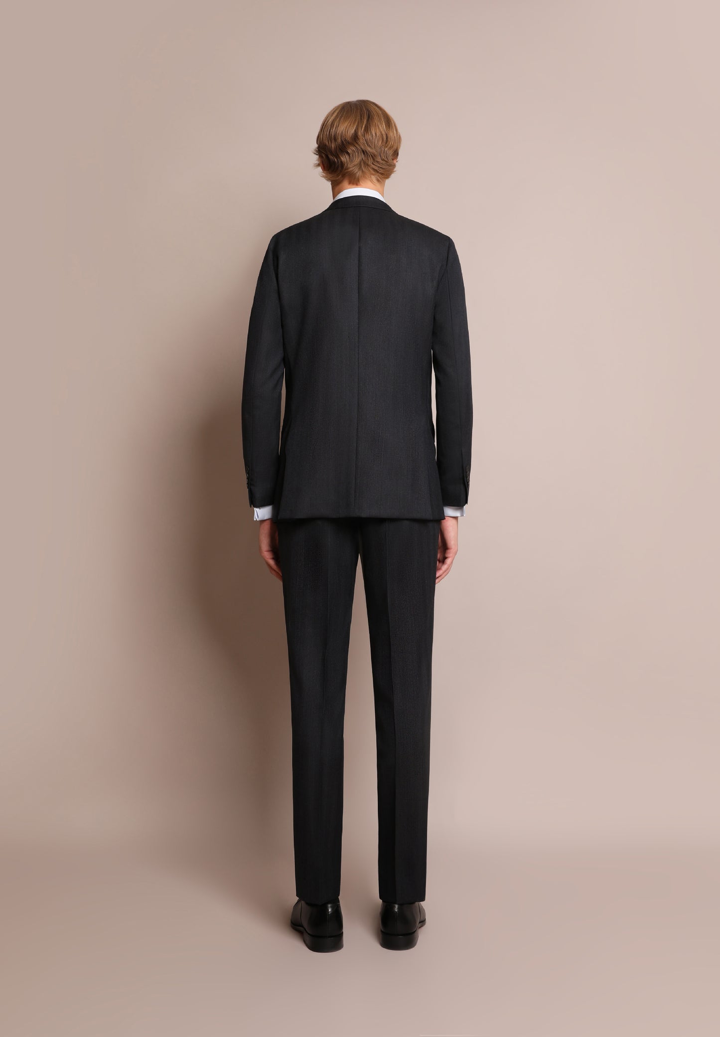 TRAJE AZUL MARINO ESPIGA LANA