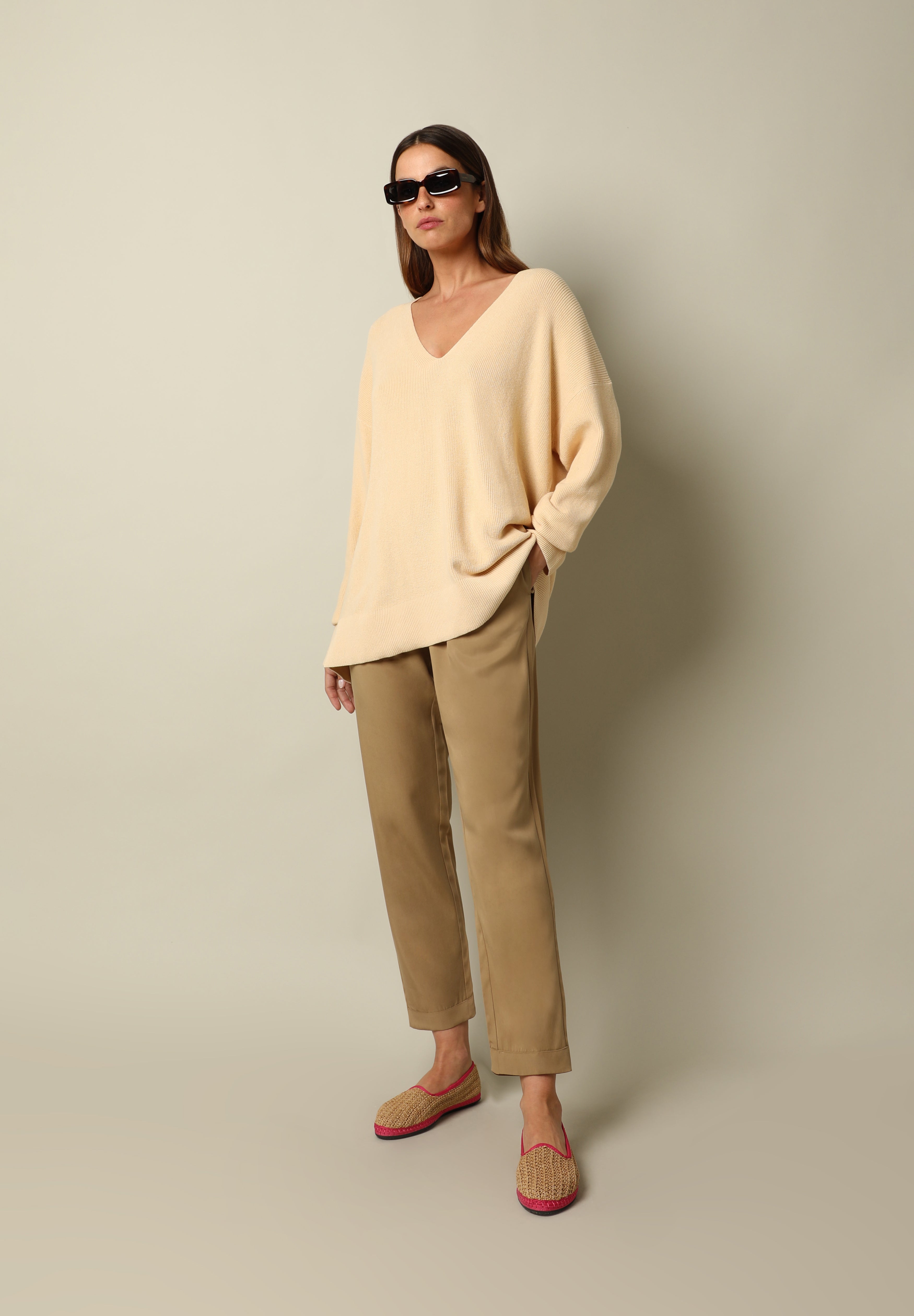 SAMSOE | JERSEY SANDIE CUELLO PICO