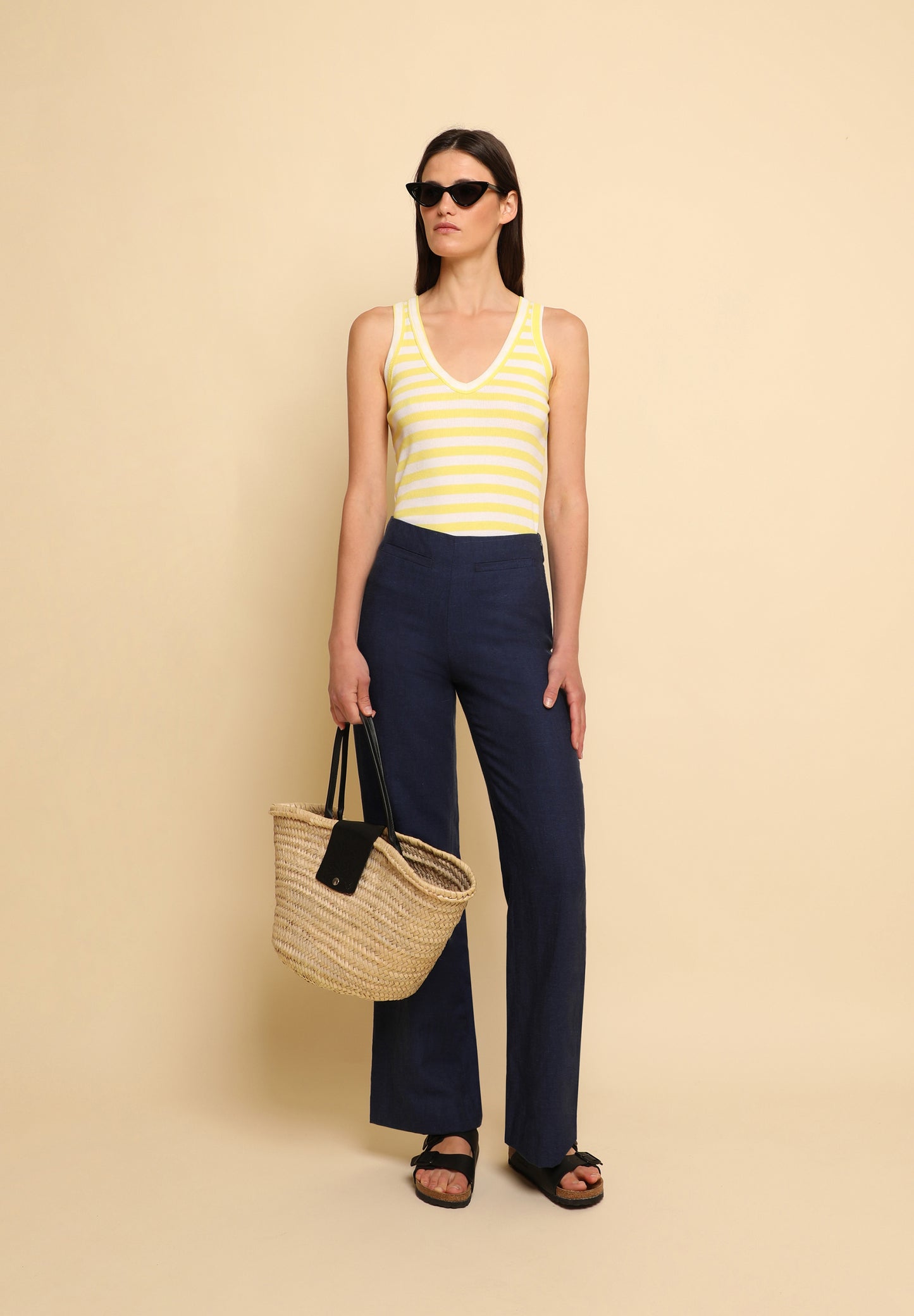 CAMISETA TIRANTES RAYAS