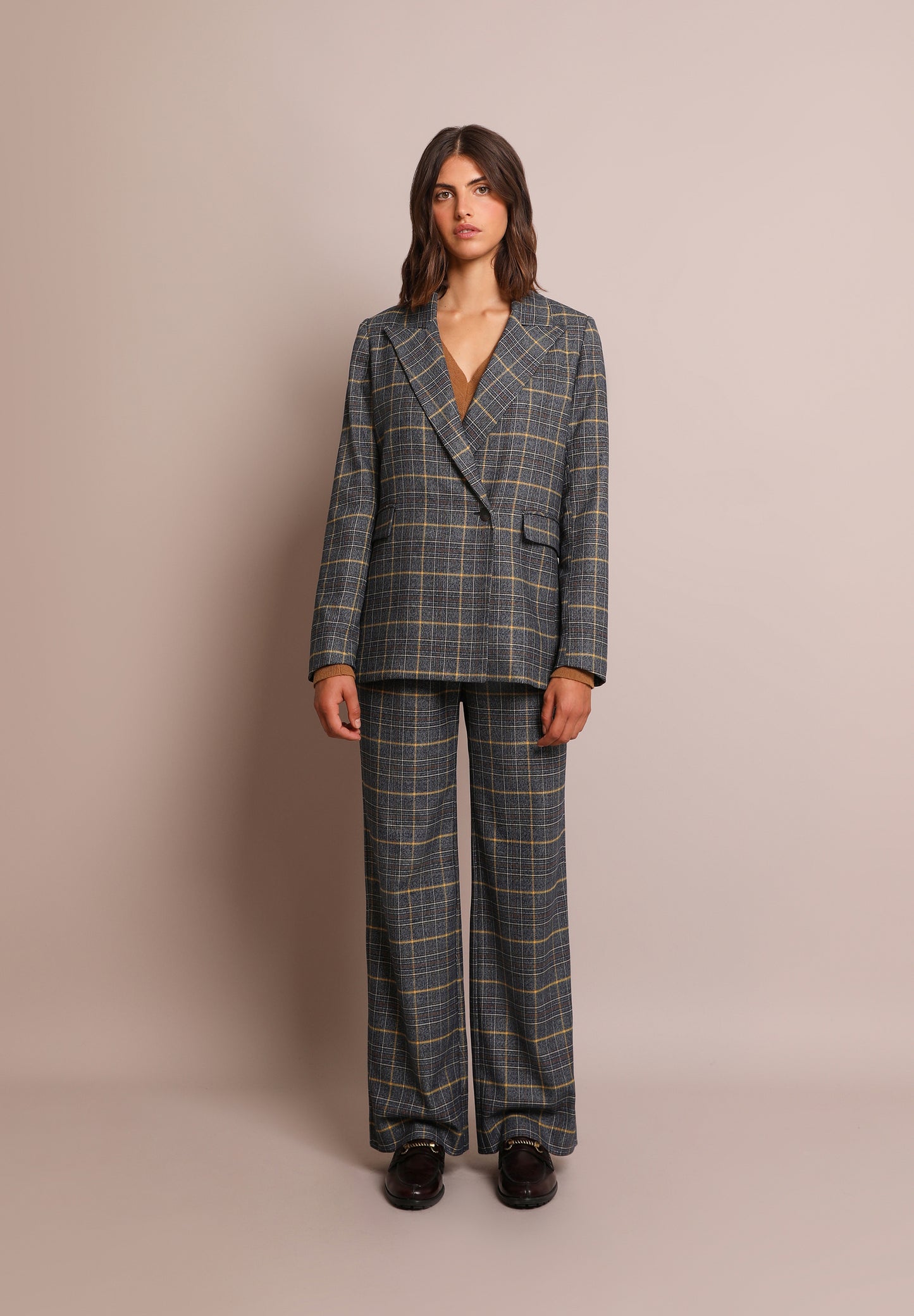 BLAZER CRUZADA CUADROS