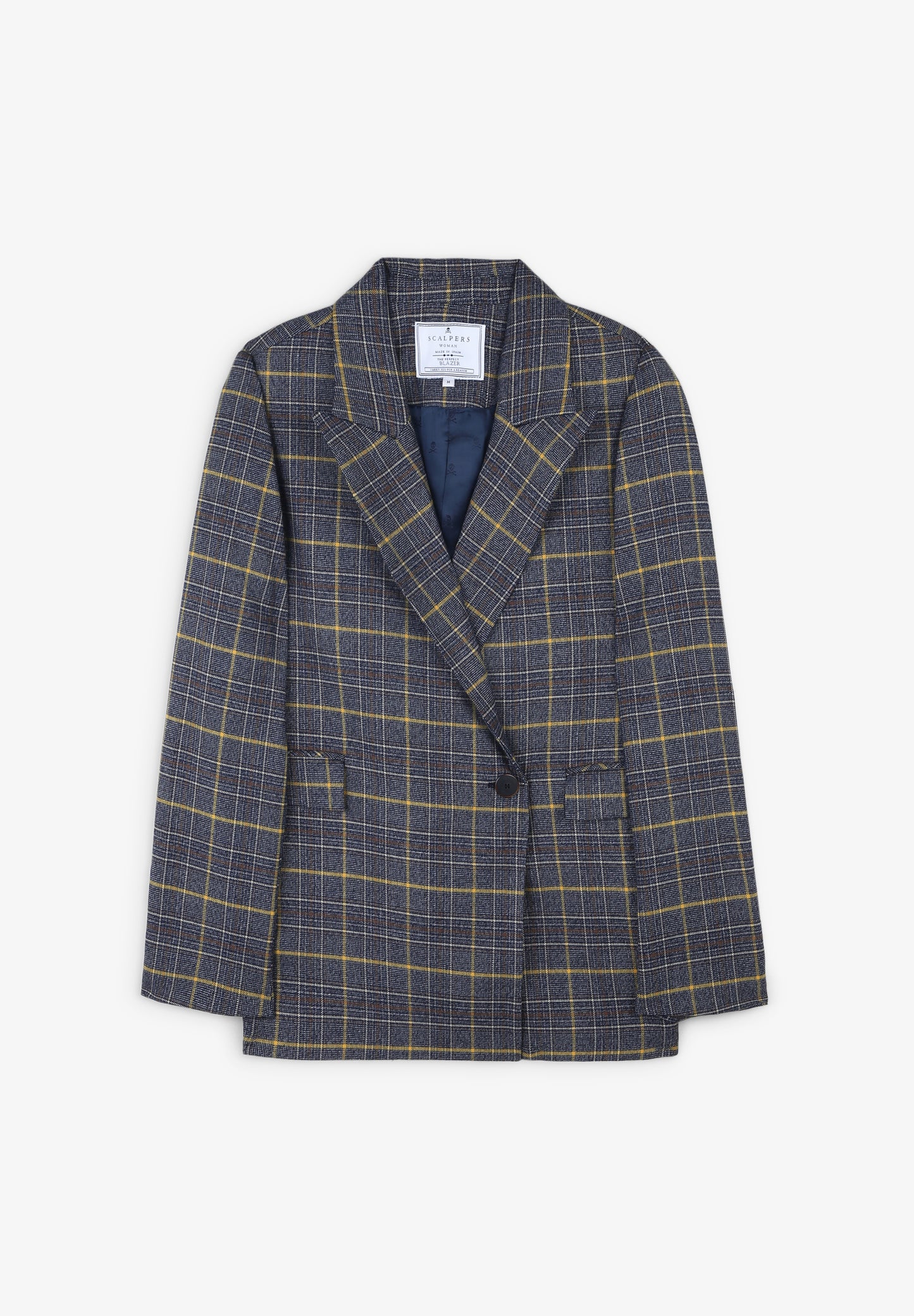 BLAZER CRUZADA CUADROS