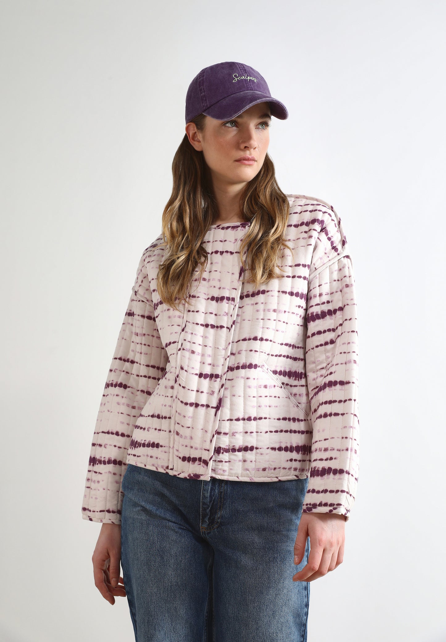 CHAQUETA RAYAS TIE DYE