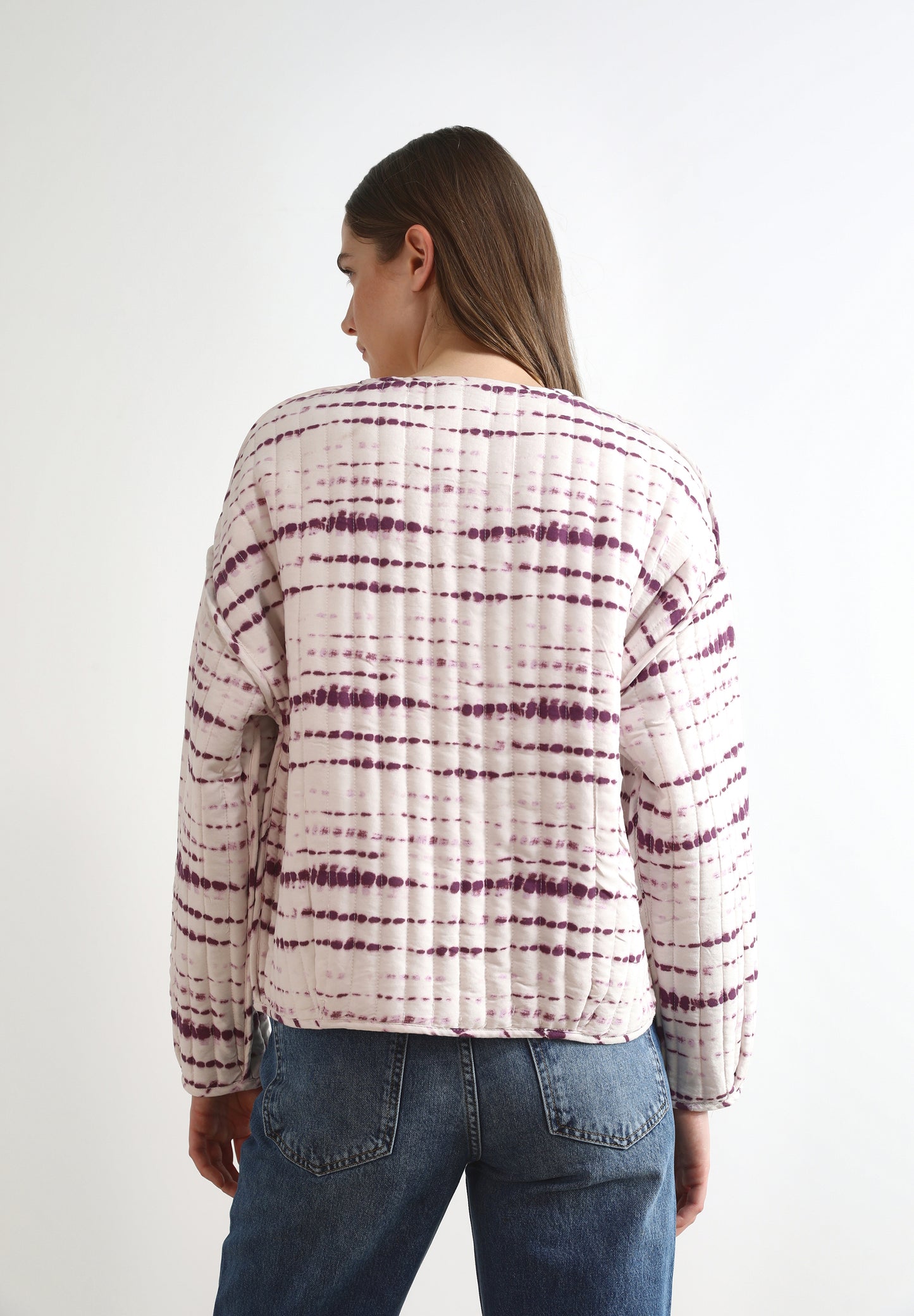 CHAQUETA RAYAS TIE DYE