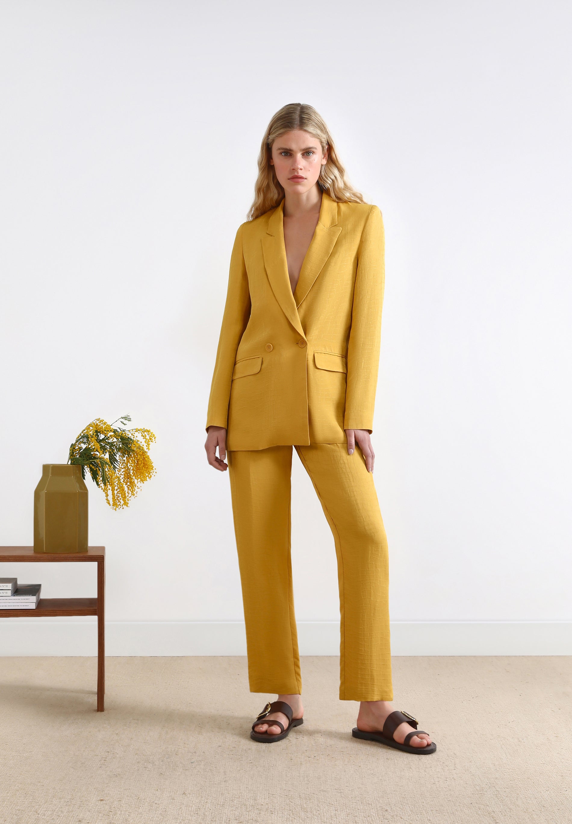 BLAZER JACQUARD FLUIDA