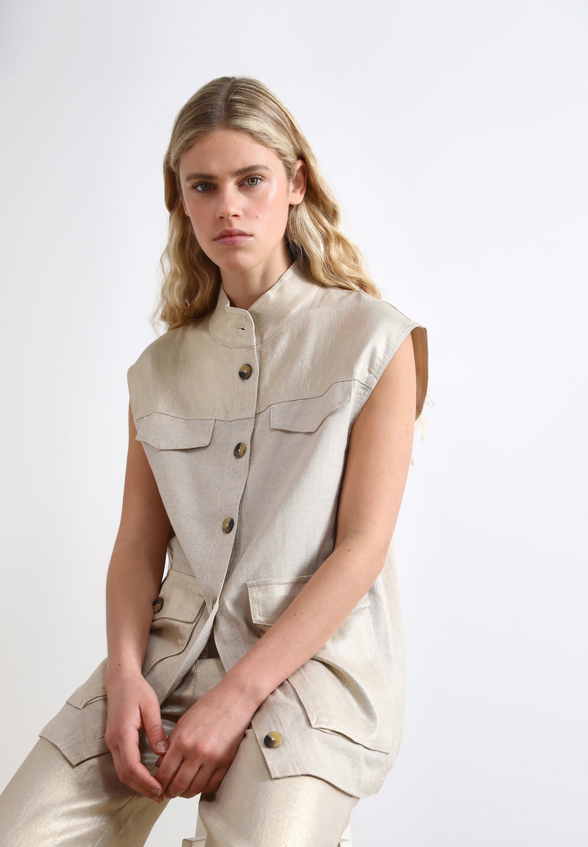 CHALECO BOLSILLOS FOIL