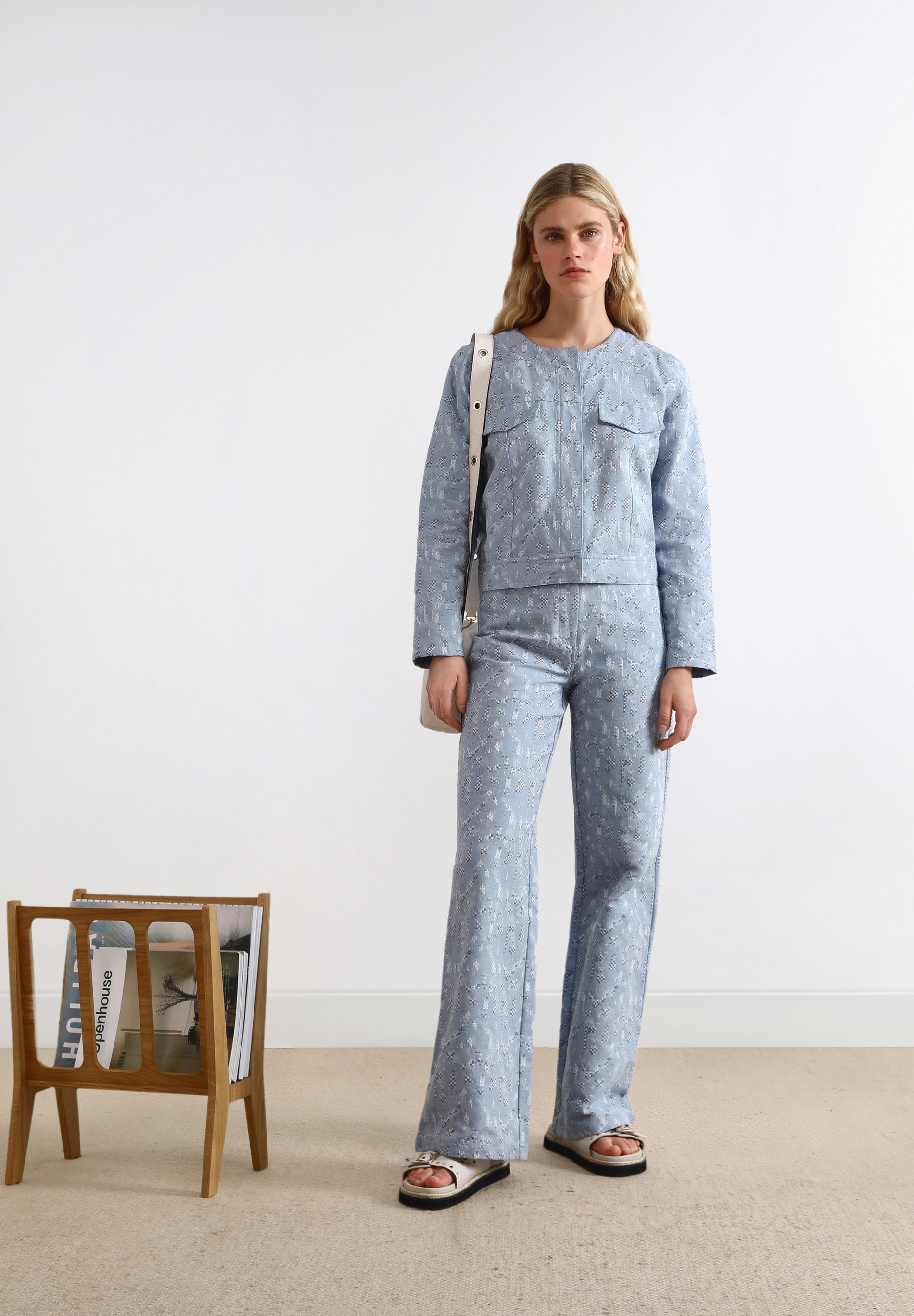 PANTALÓN FLARE JACQUARD