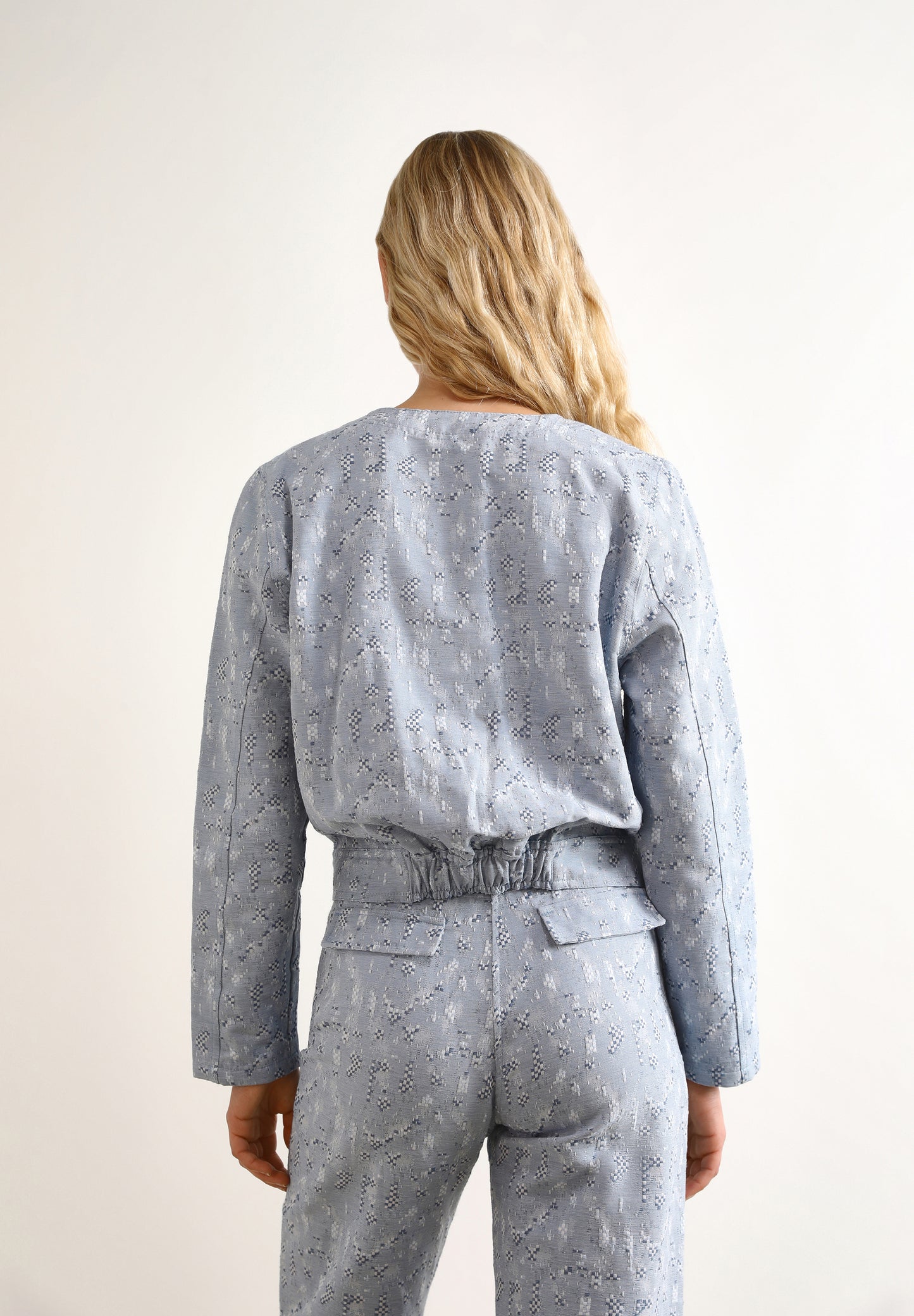 CHAQUETA DENIM JACQUARD