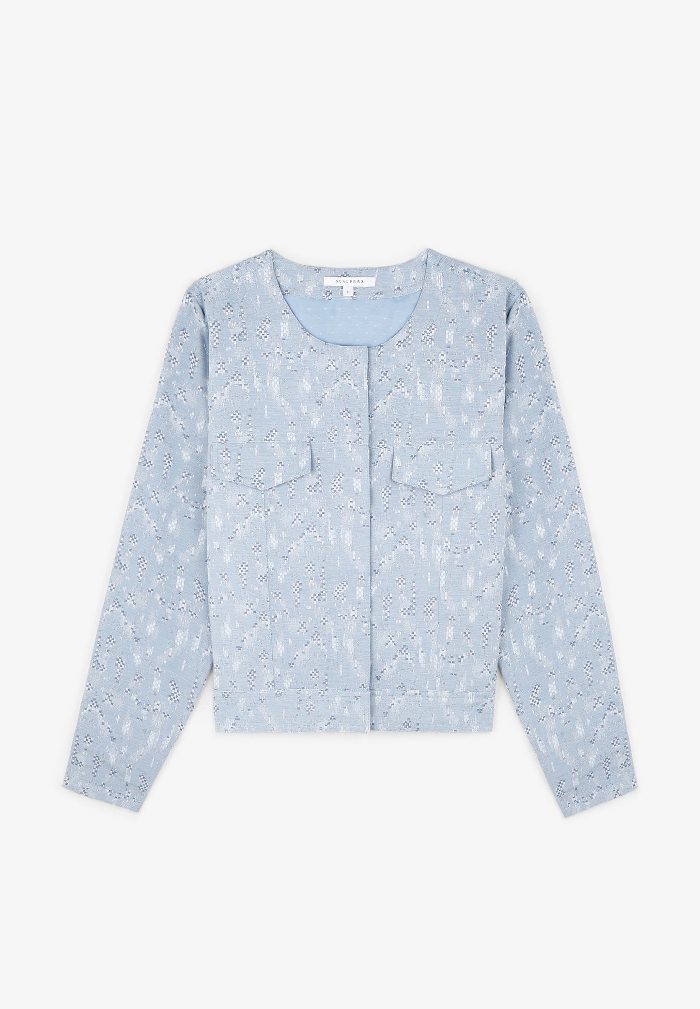 CHAQUETA DENIM JACQUARD