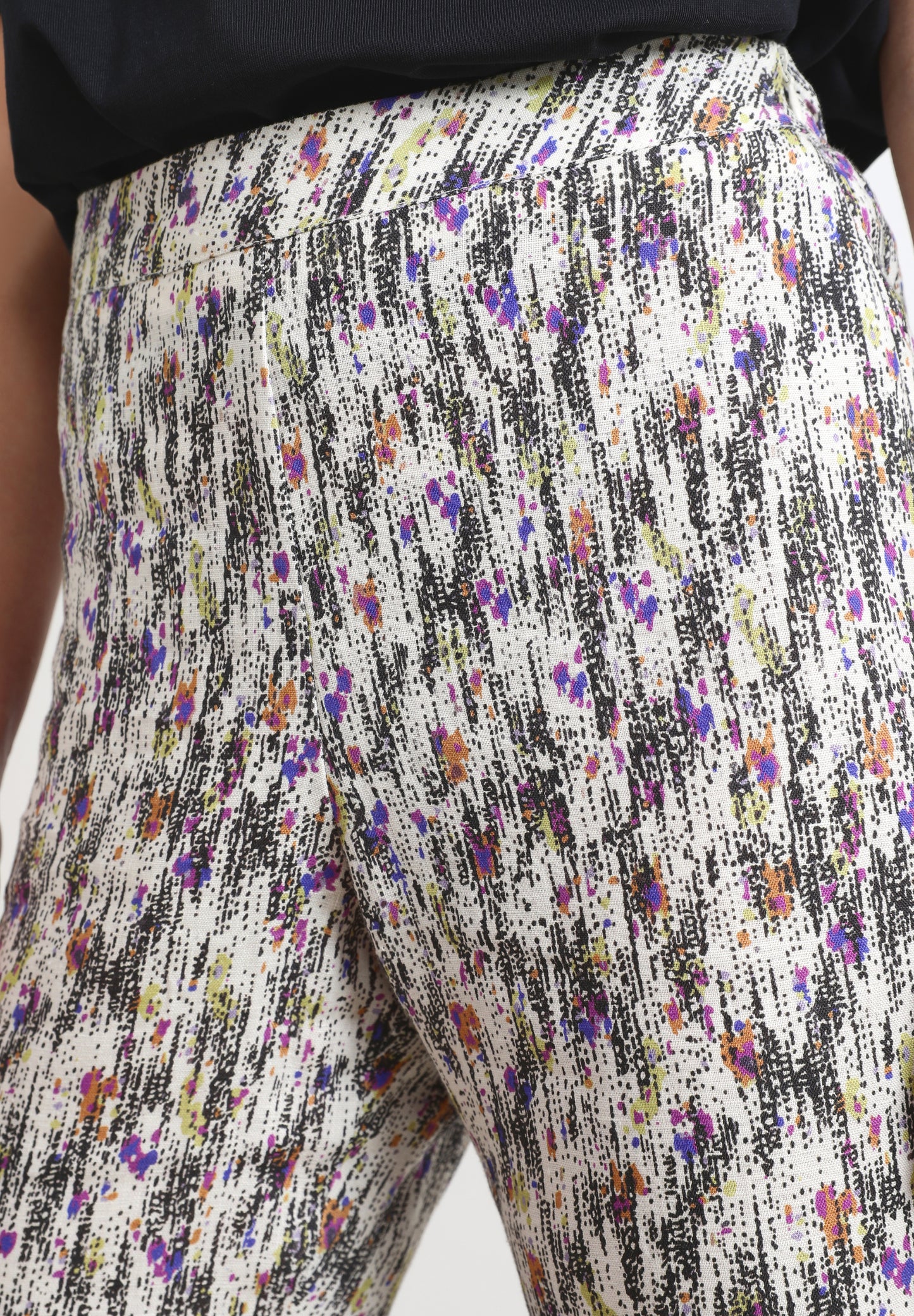 PANTALÓN MULTICOLOR LINO