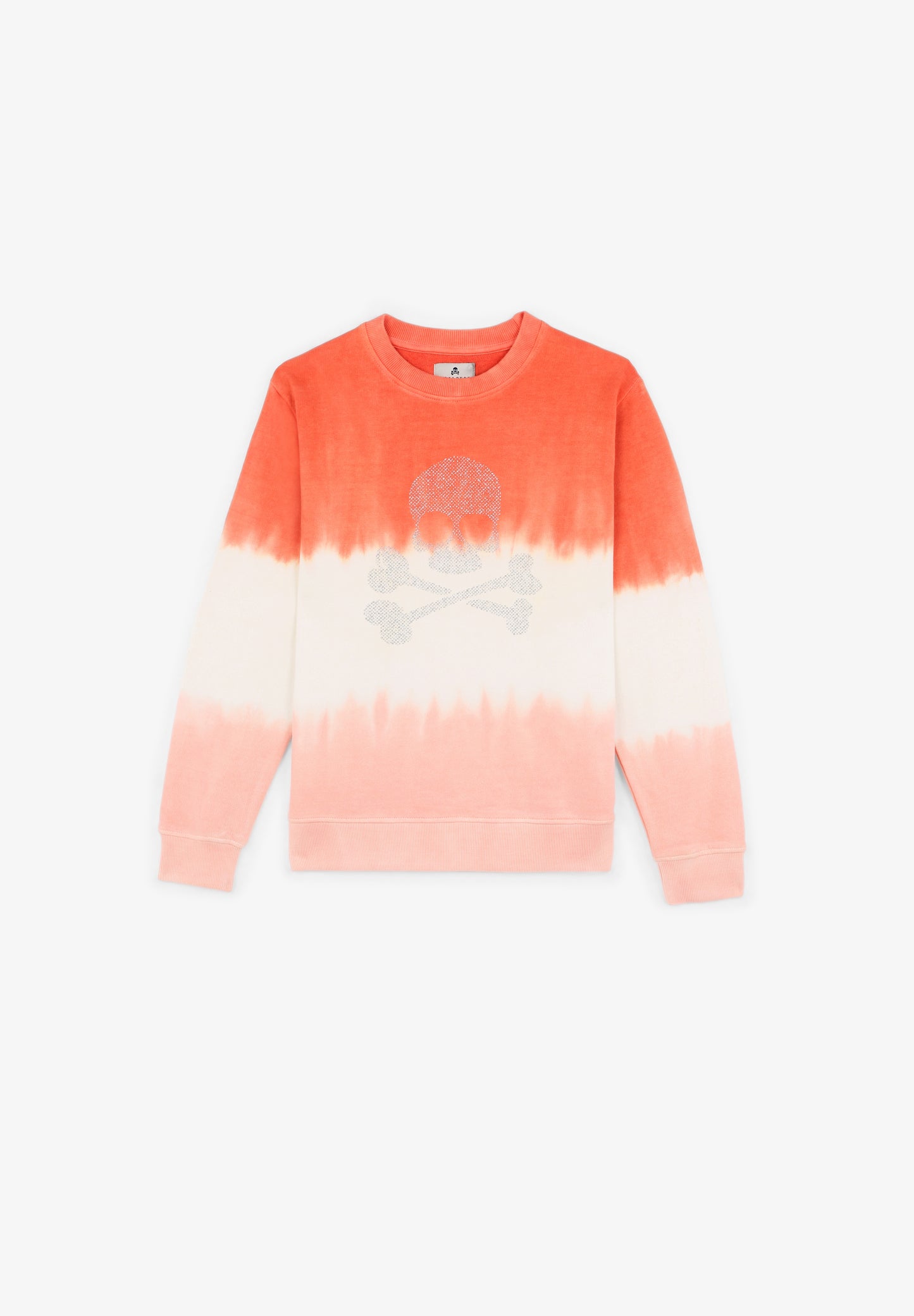 SUDADERA TIE DYE CALAVERA GLITTER