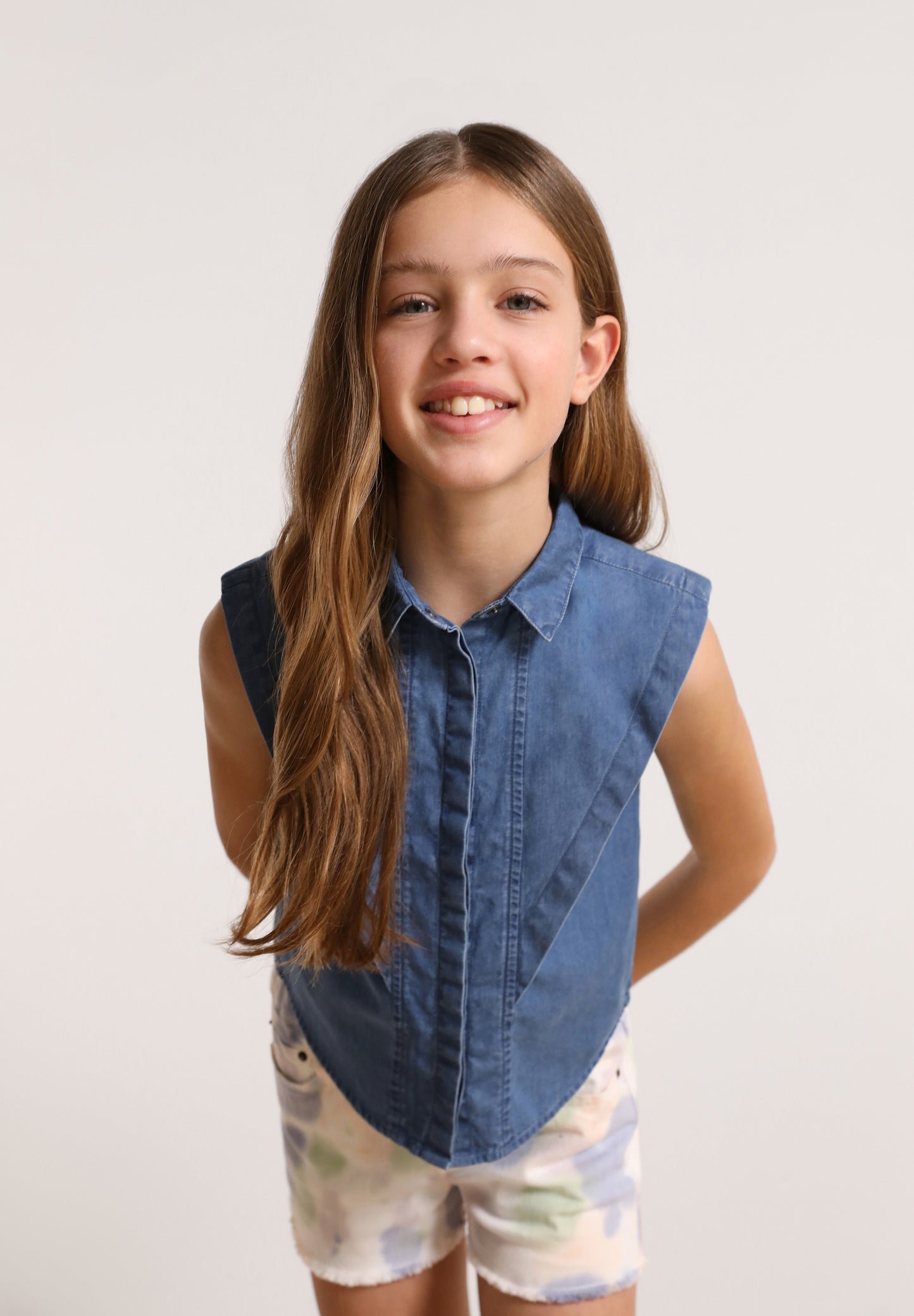 BLUSA DENIM DOBLE