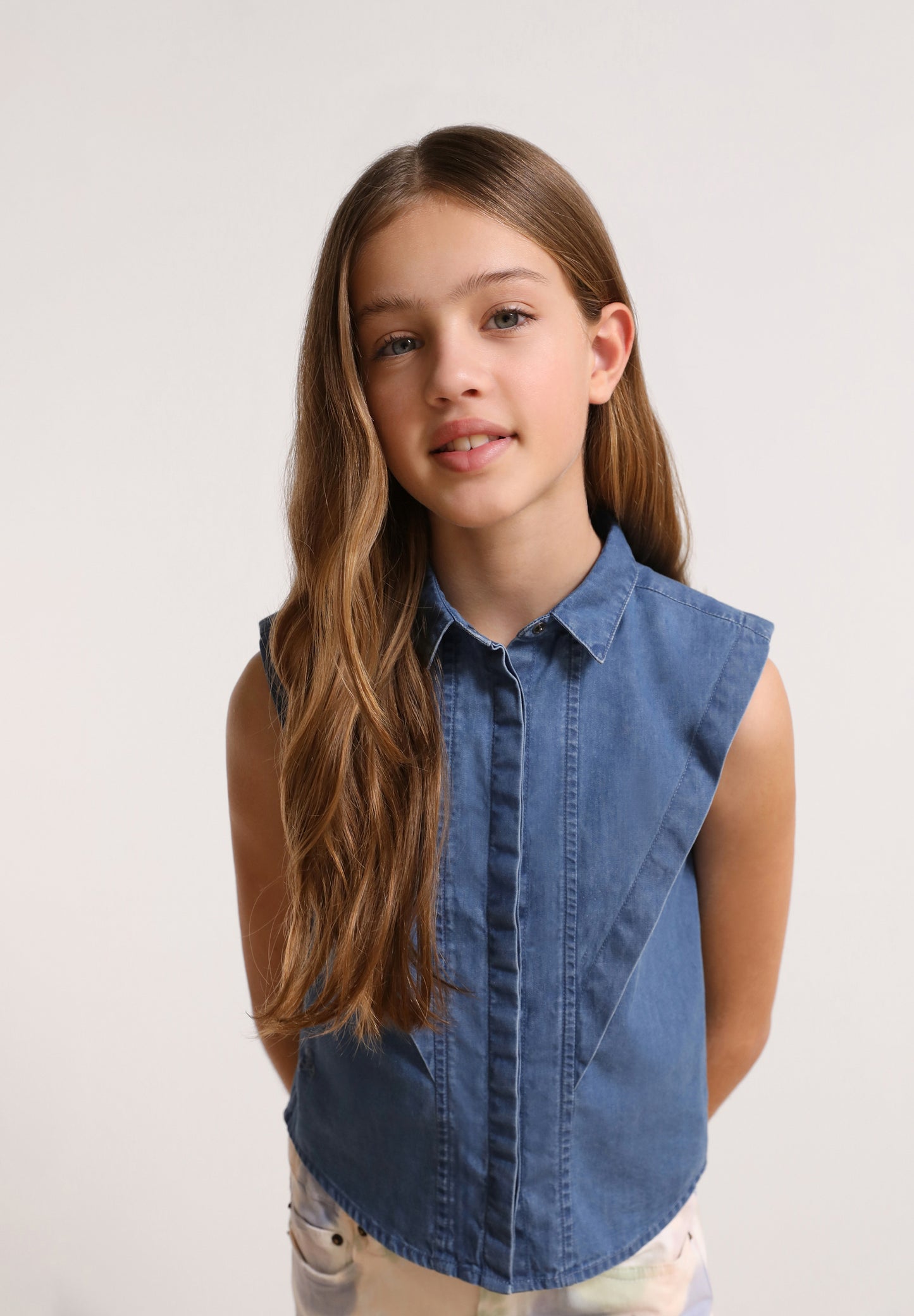 BLUSA DENIM DOBLE