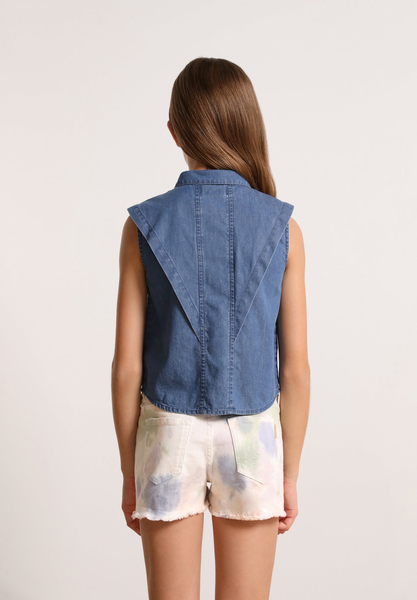 BLUSA DENIM DOBLE