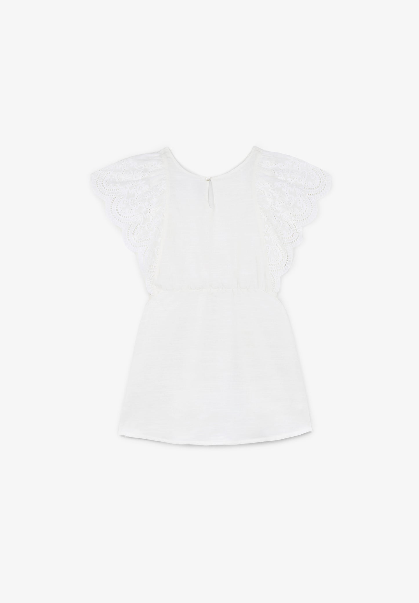 VESTIDO MINI VOLANTES BRODERIE